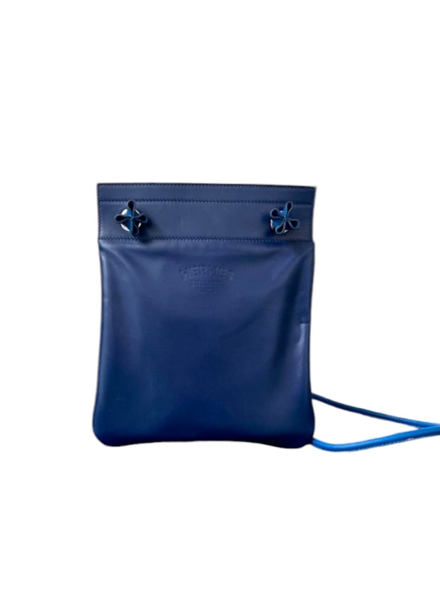 Hermes Aline Blue Sapphire Swift PHW SKCY169