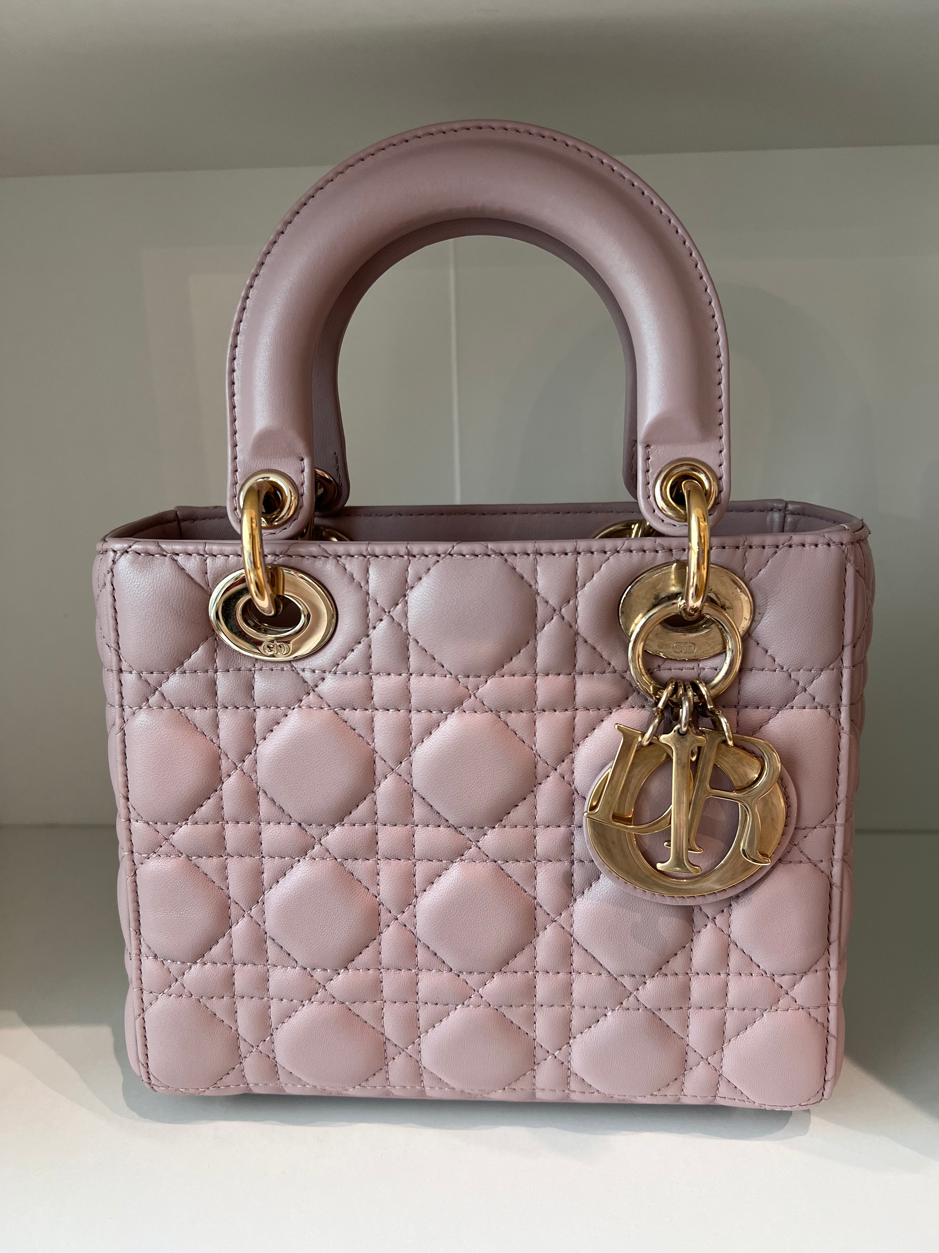 Lady Dior Small Lilac Pink Lambskin GHW SYCM272