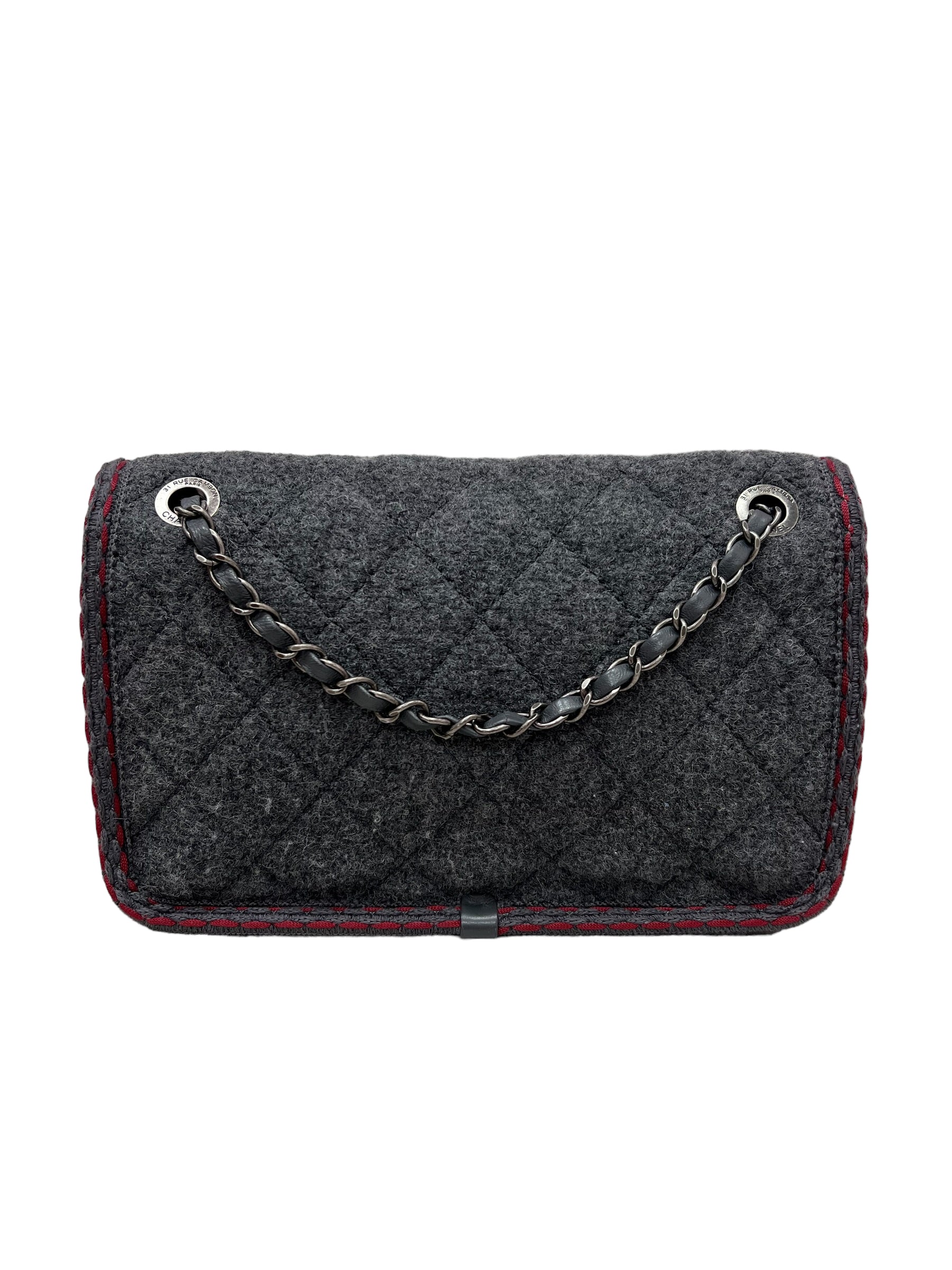 Chanel Seasonal Edelwiss Flap Medium RHW #21 SYCY155