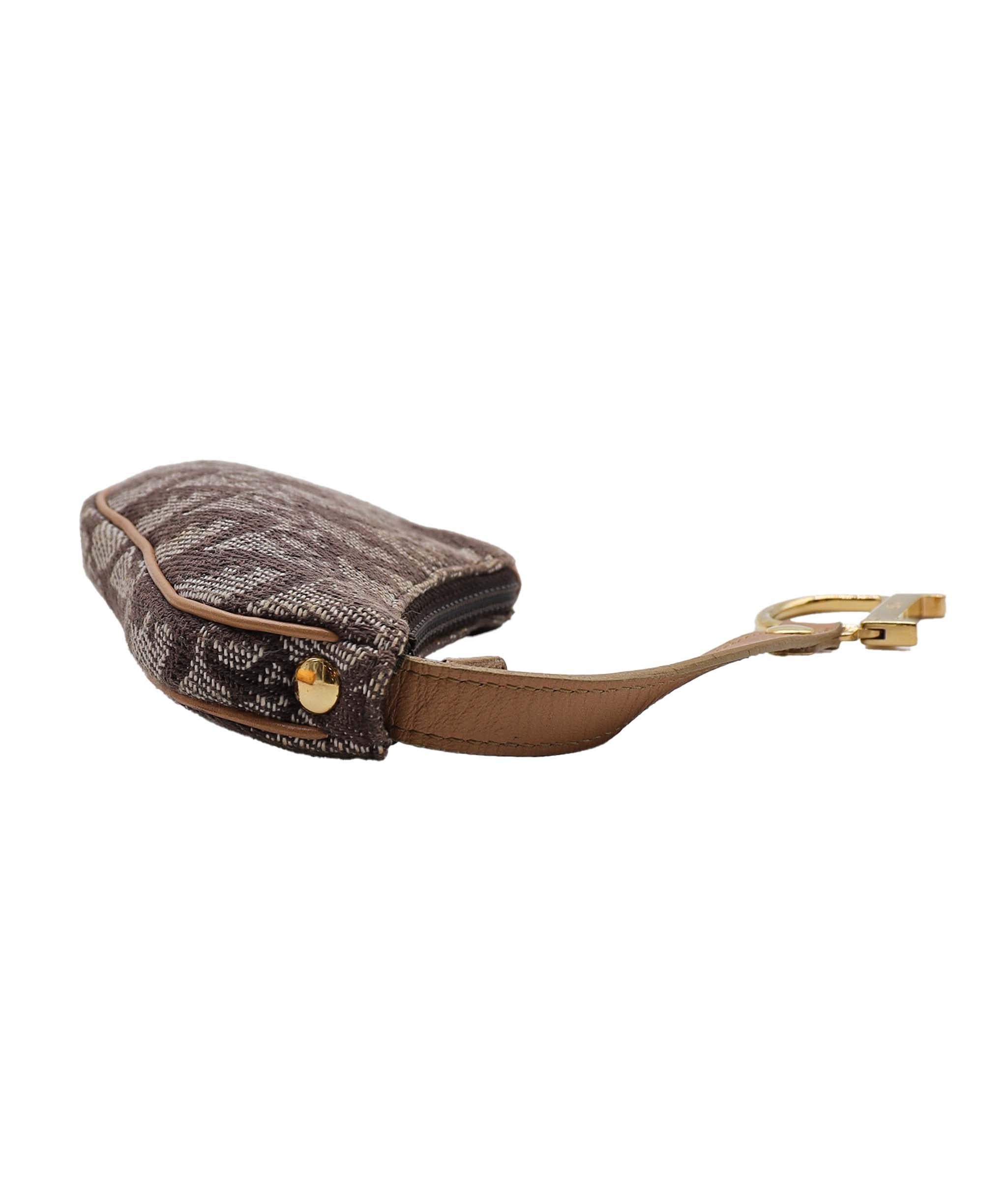 Dior Trotter Coin Purse Brown - DXBS1837