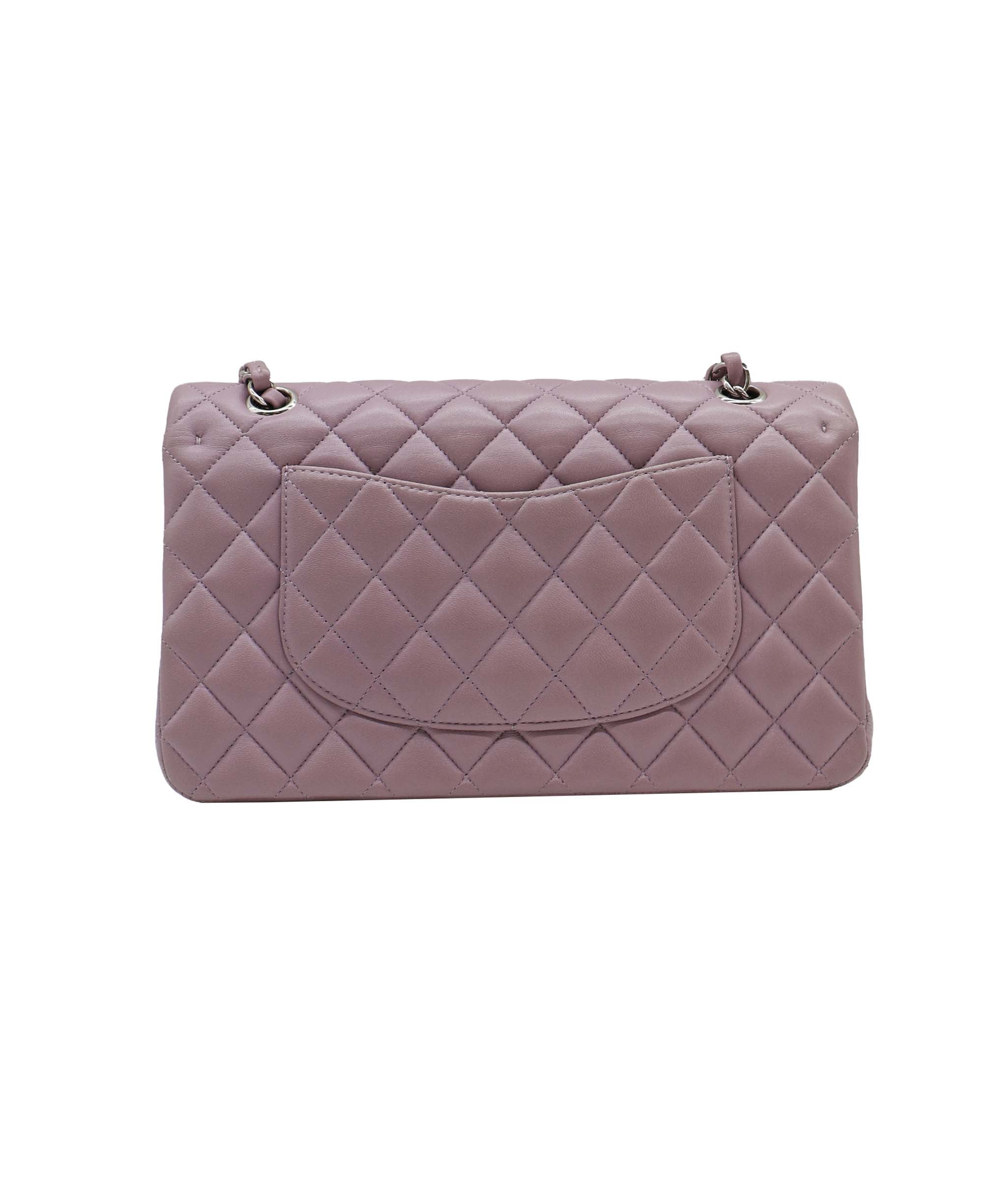 Chanel Classic Medium Lamb GHW Purple DXBS2340