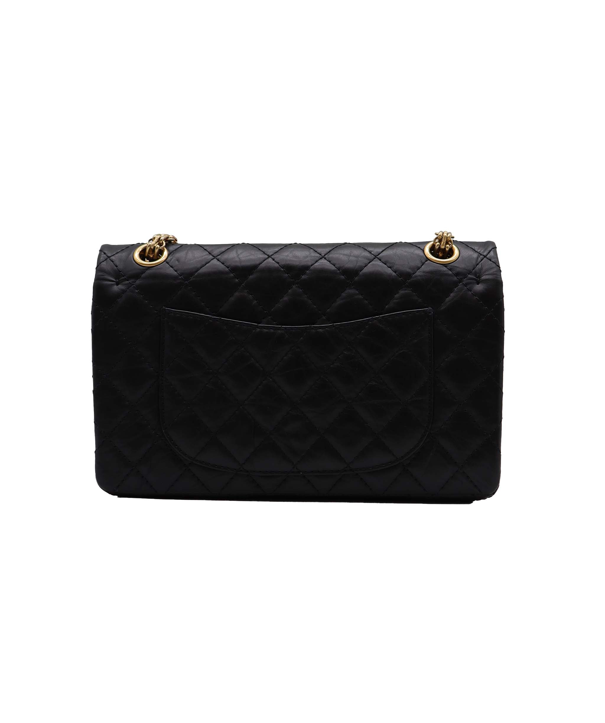 Chanel Re Issue Small Calf GHW Black DXBS2346