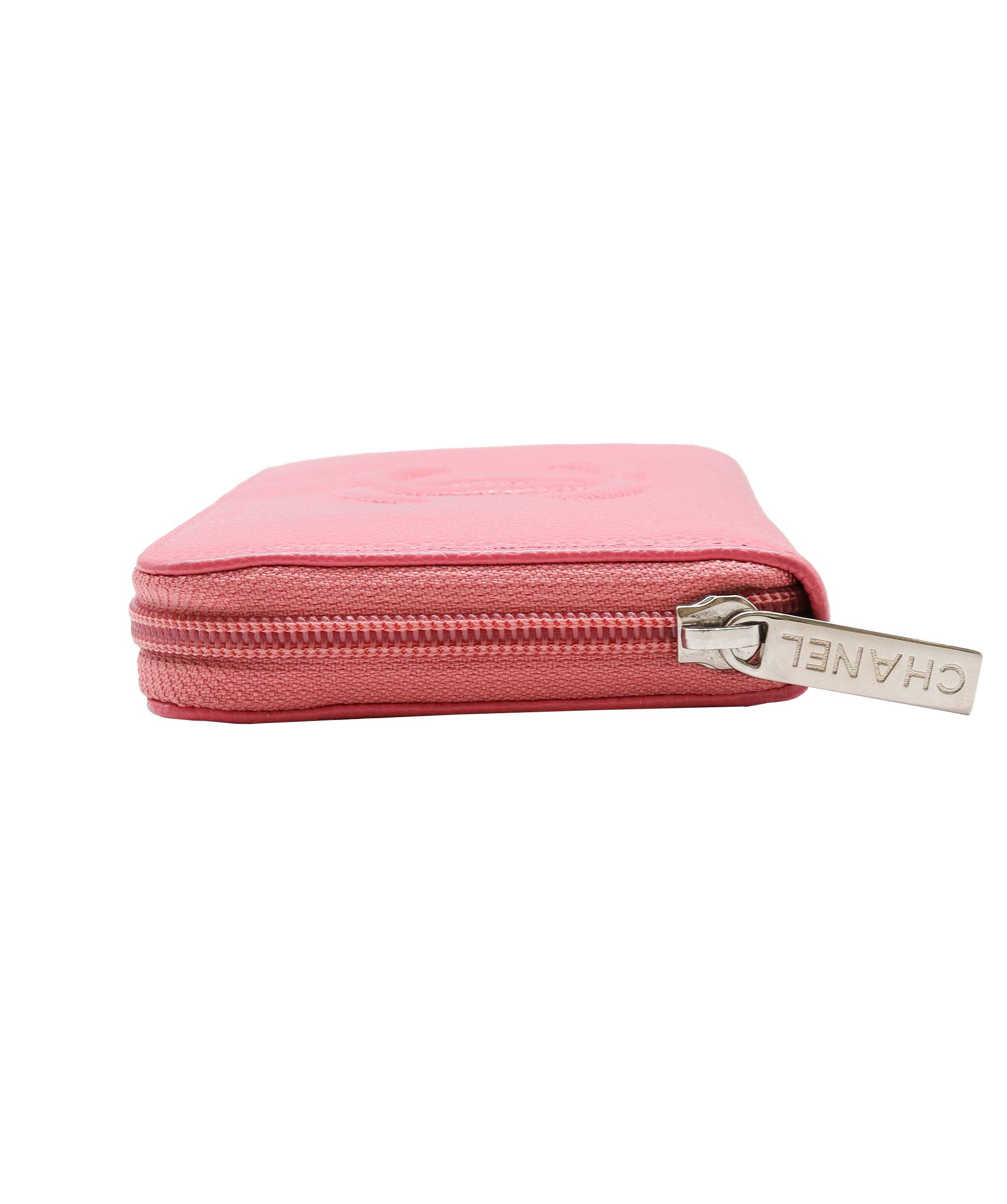 Chanel hot pink caviar wallet  DXBS0591