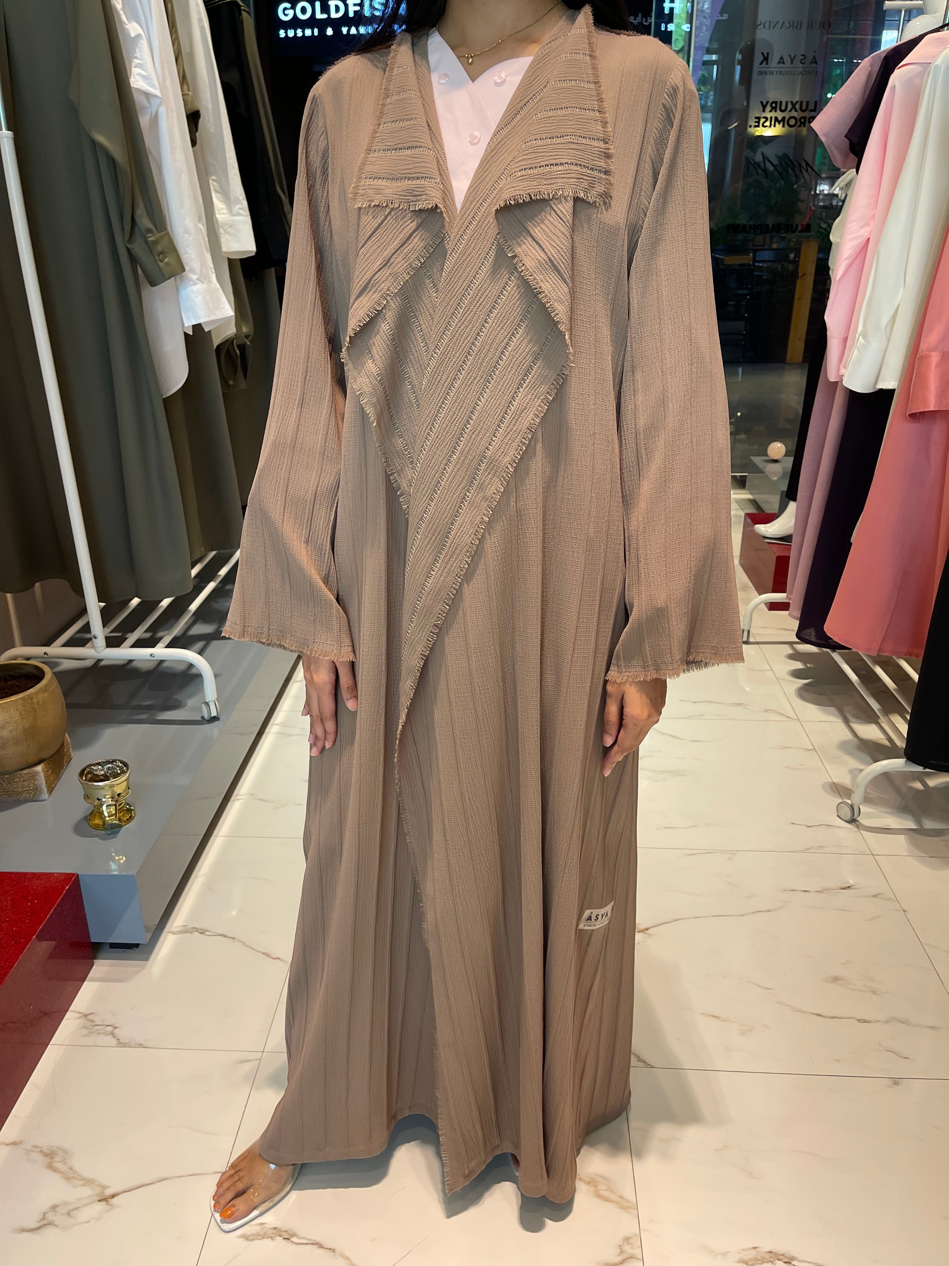 OPEN FRONT ABAYA (عباية) ”PARIS”