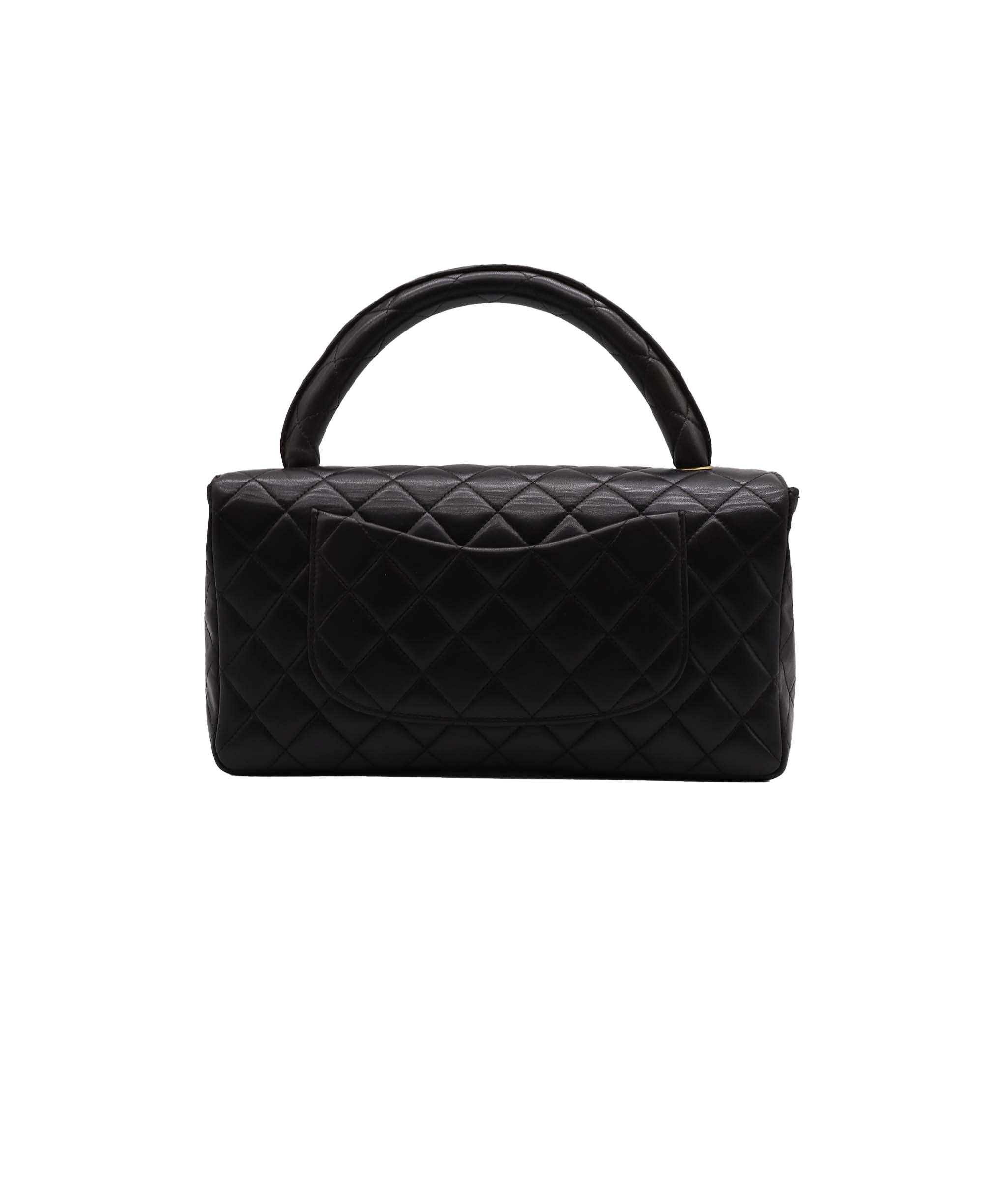 Chanel Mom Bag w/ Hook Lamb GHW Black DXBS2372