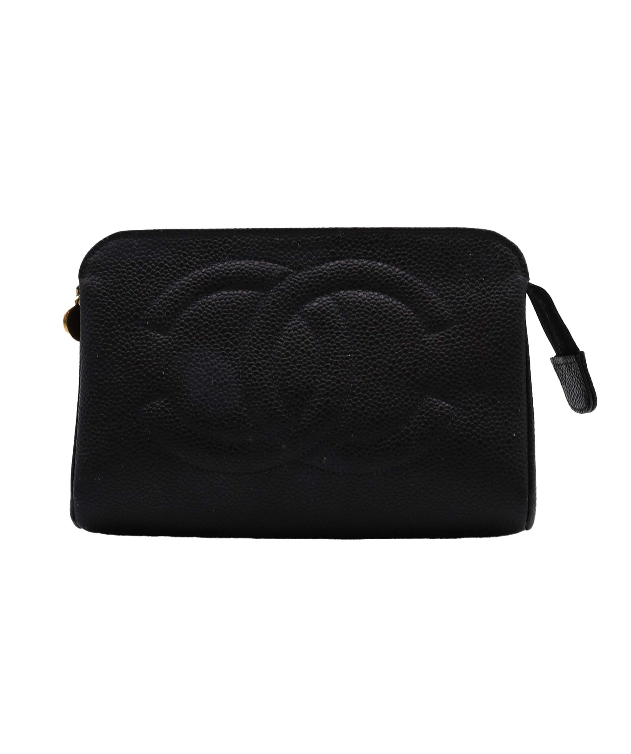 Chanel Pouch Caviar Black DXBS2376