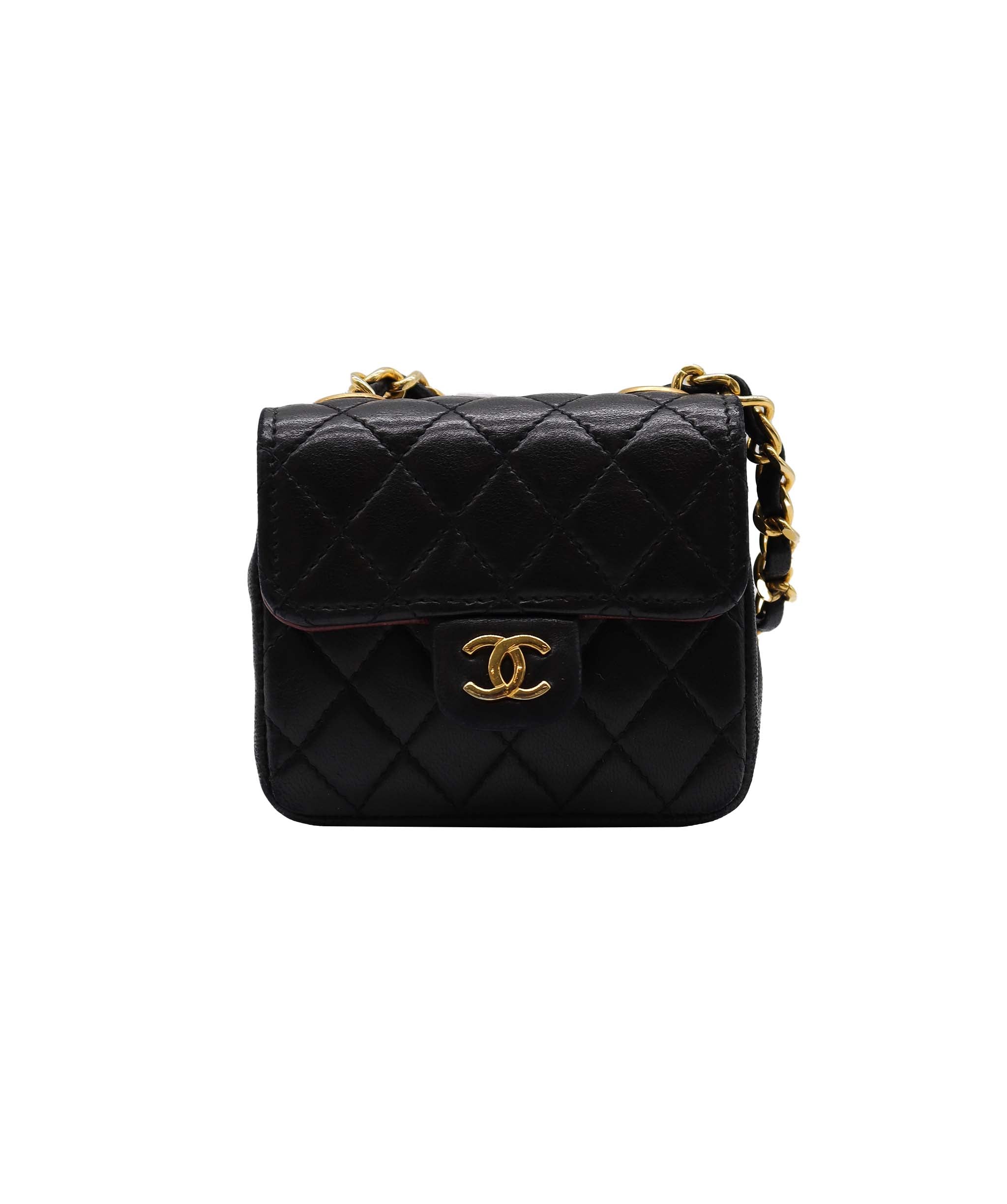 Chanel Minimini w/ chain GHW Black DXBS2361