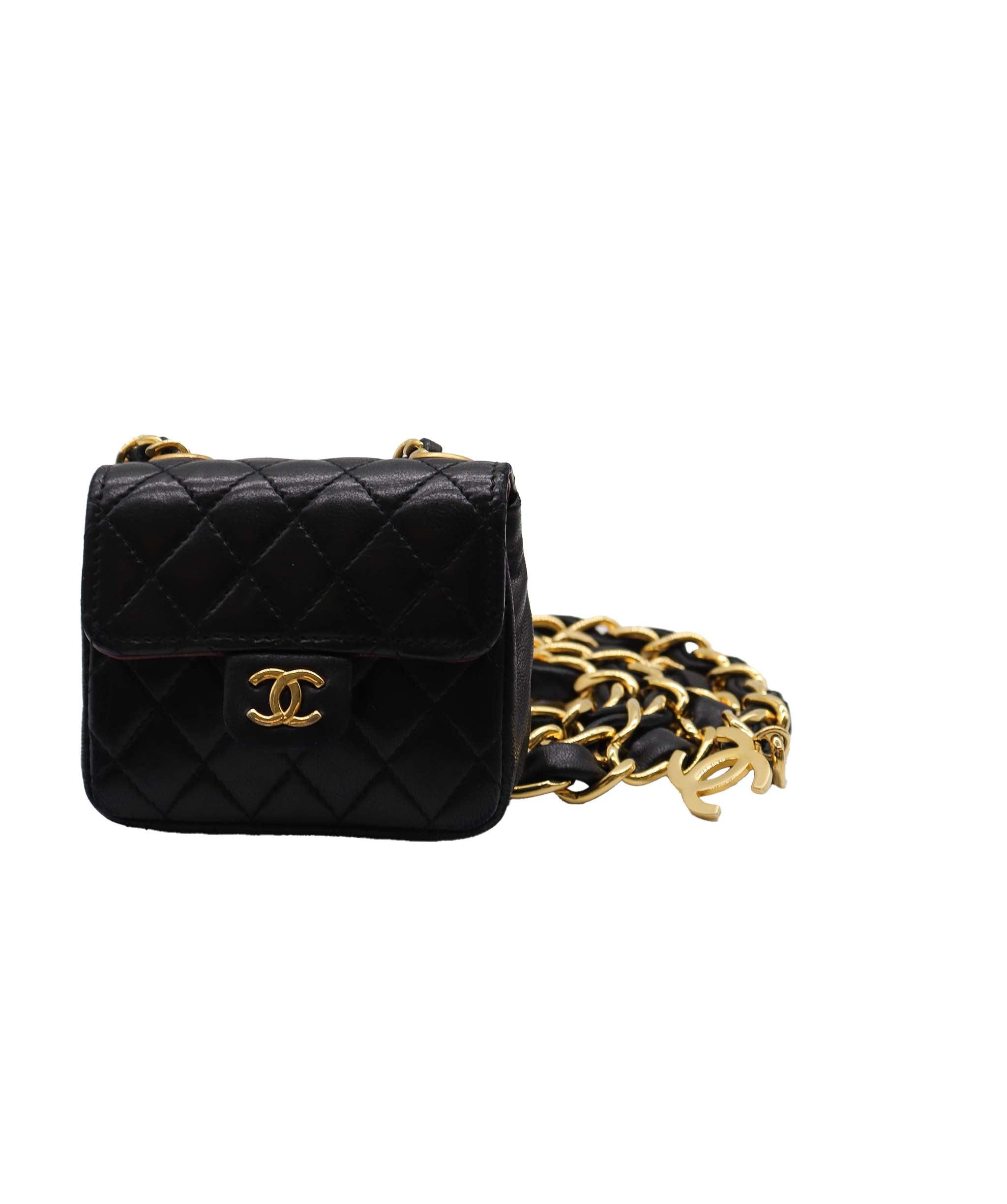 Chanel Minimini w/ chain GHW Black DXBS2361