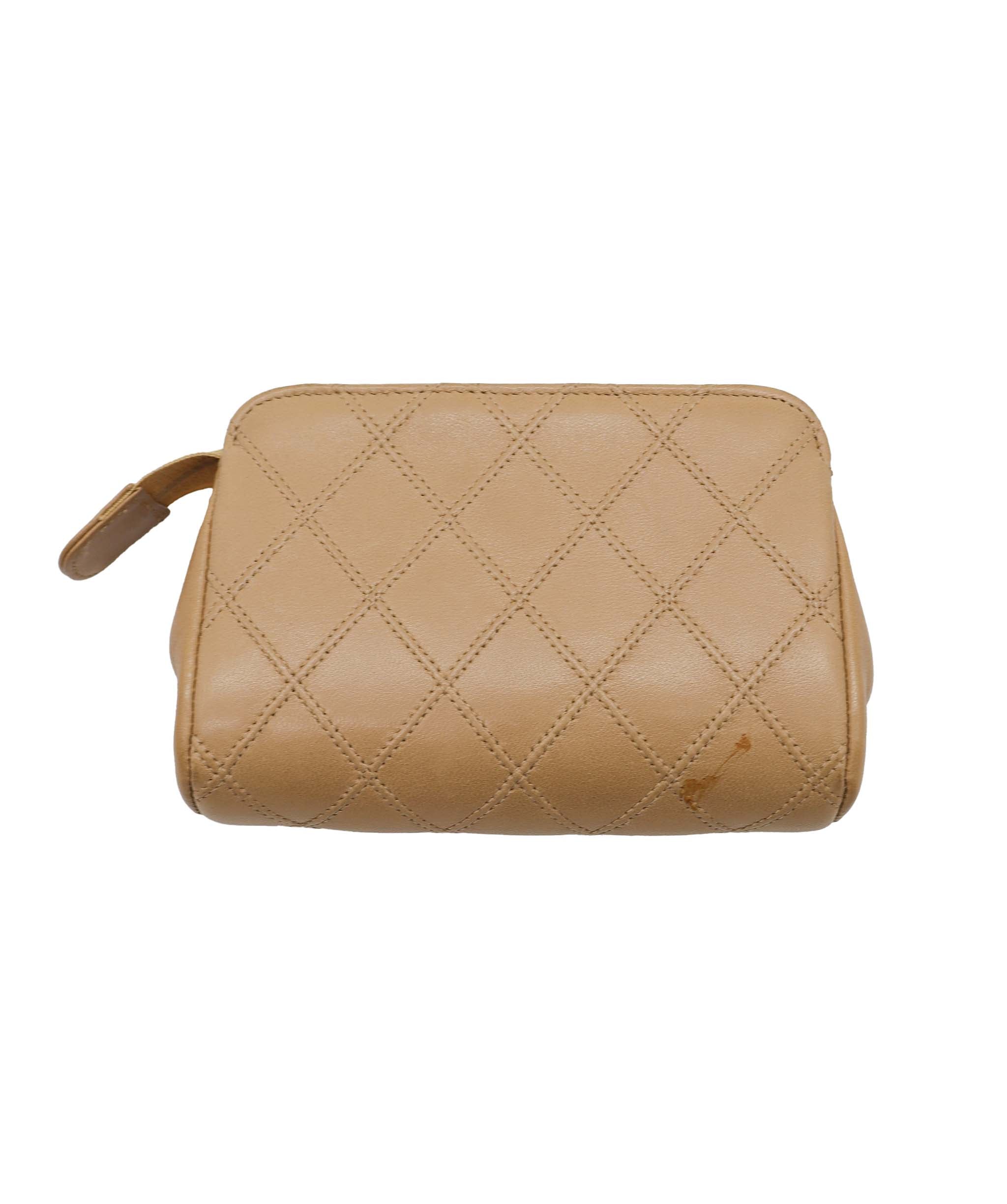 Chanel Pouch Lamb Beige DXBS2377