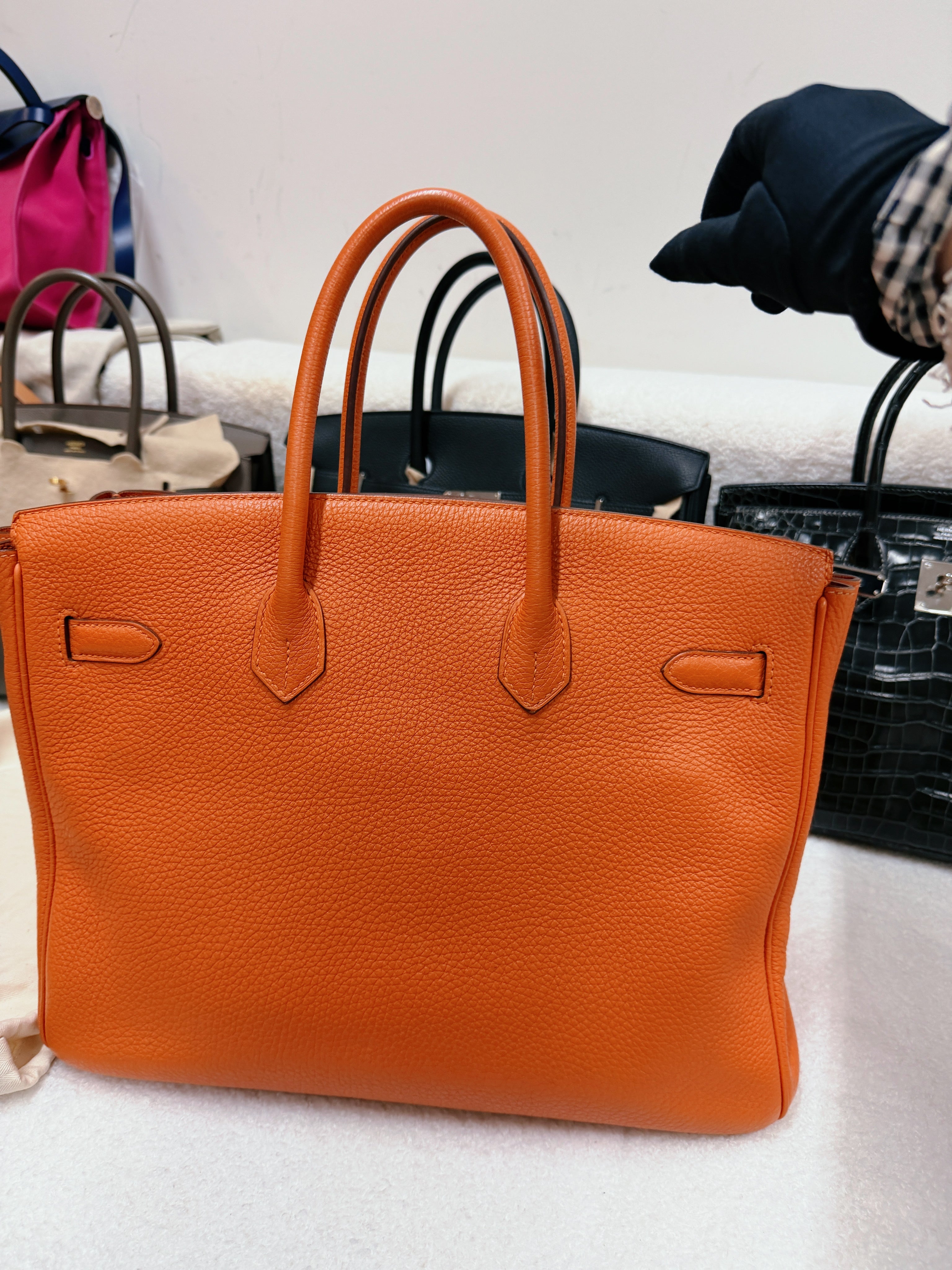 Hermès Birkin 35 Togo Leather Orange