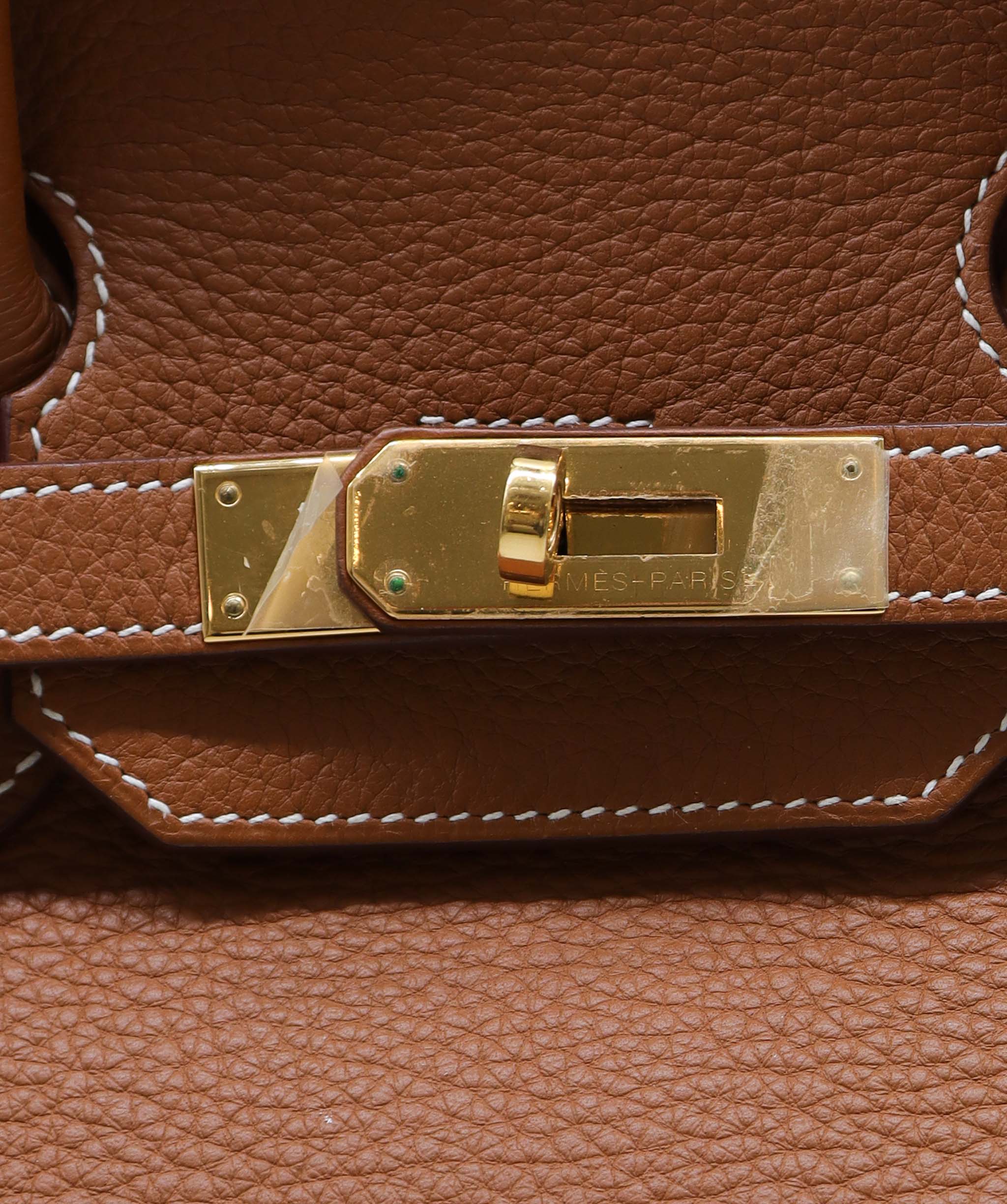 HERMES Birkin 35 TAURILLON CLEMENCE Gold □L DXBS2922