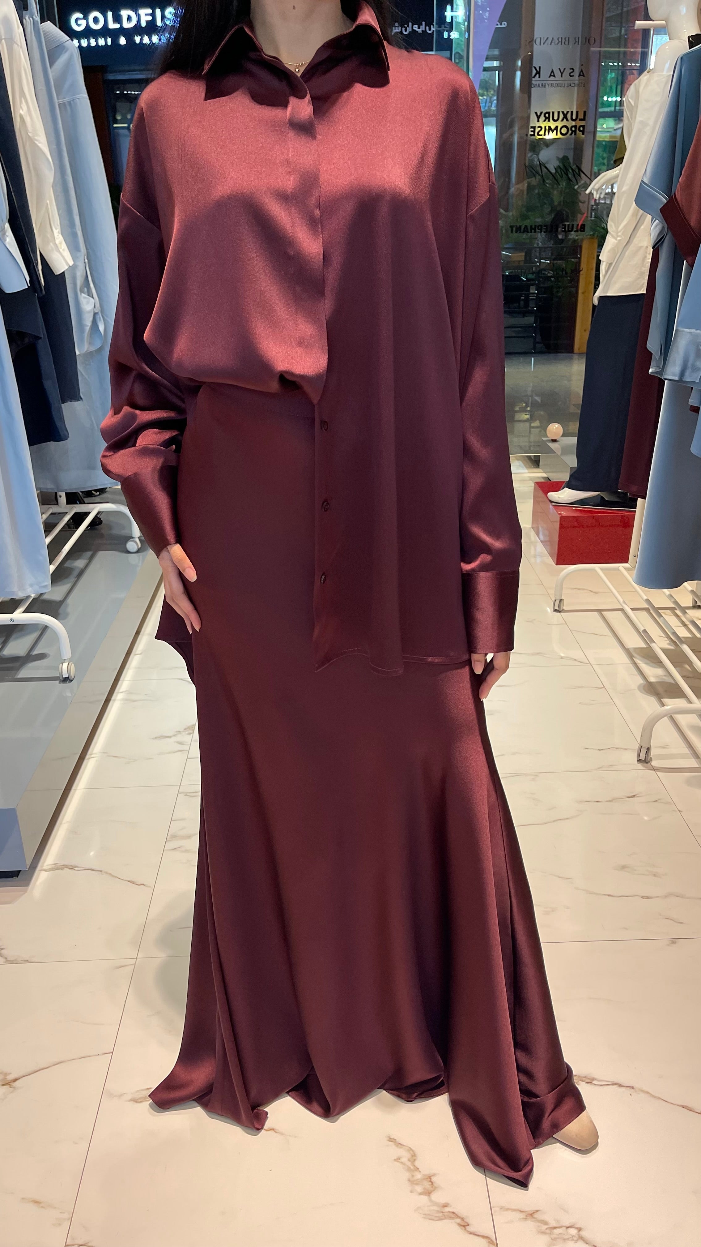 FLARED LONG SKIRT (التنورة) “TARRA”