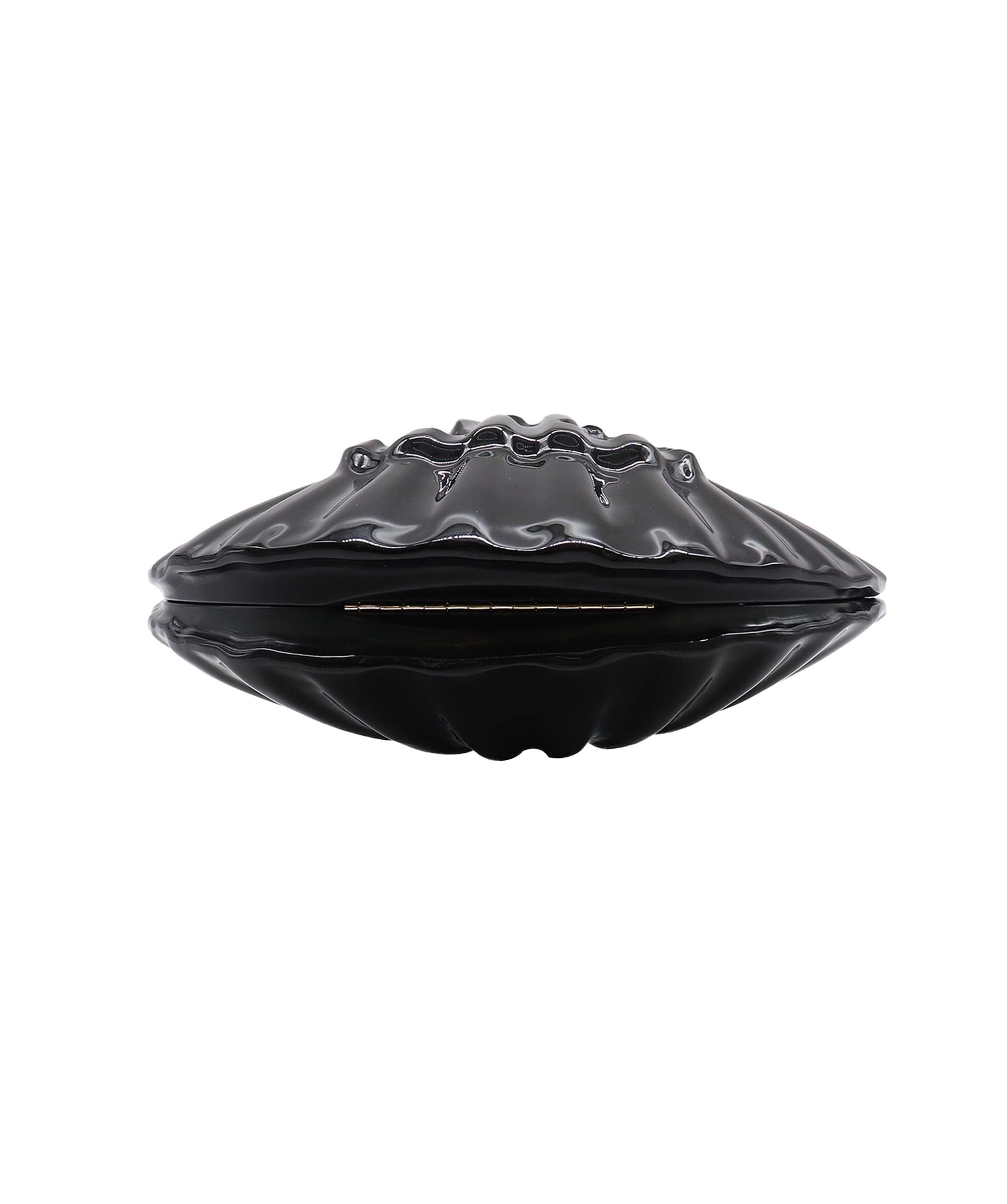 Chanel black shell clutch DXBS2992