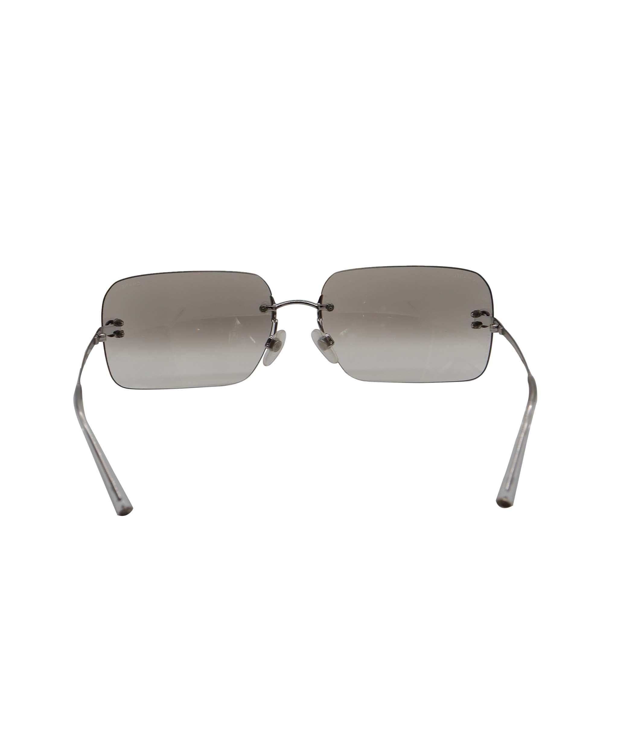 Chanel Rimless Sunglasses Clear DXBS0854