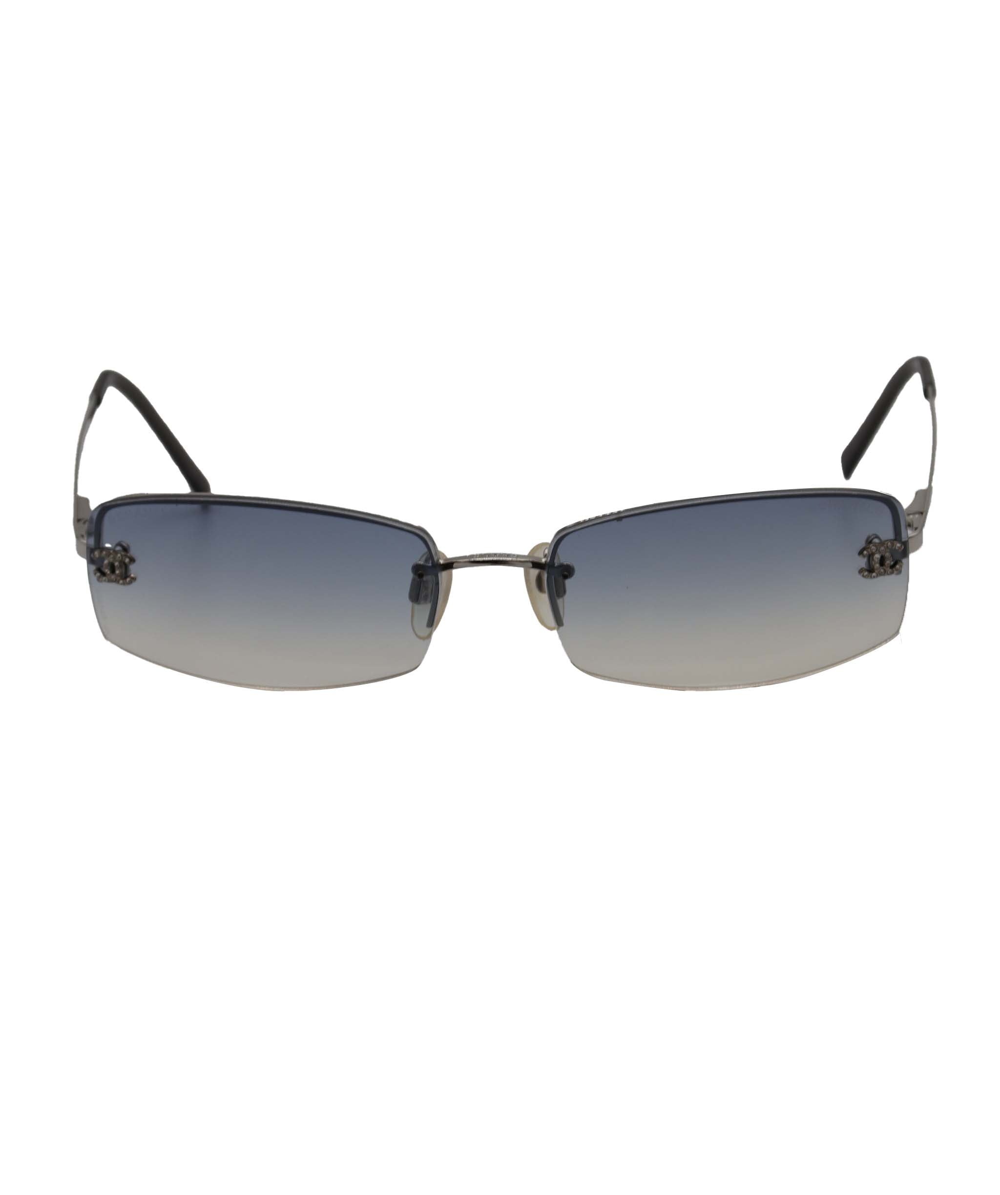 Chanel Rhinestones Grey Sunglasses - DXBS0920