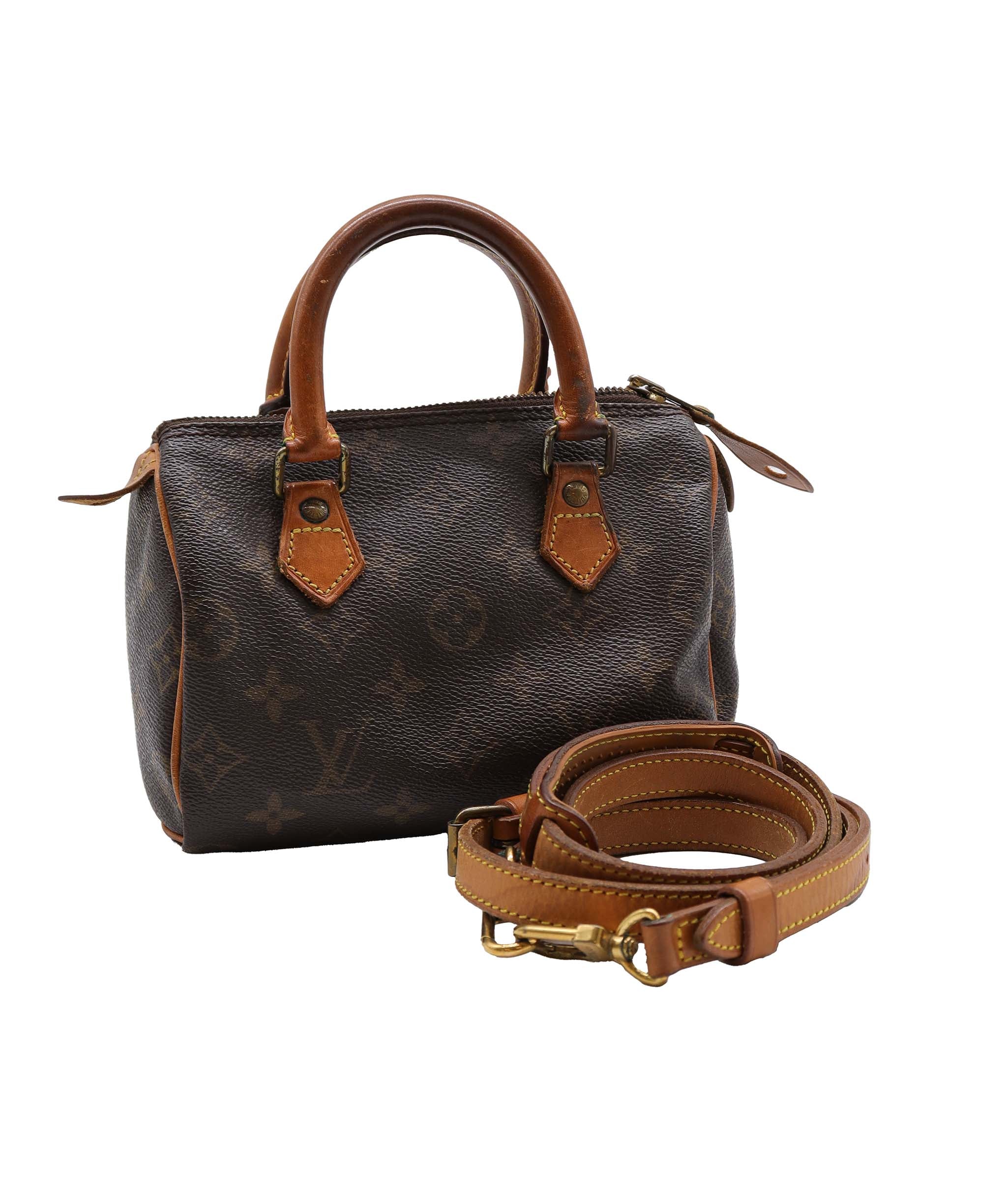 LOUIS VUITTON Monogram Mini Speedy Bandouliere Japon 88 Bag M99014 Auth 89548 DXBV0209