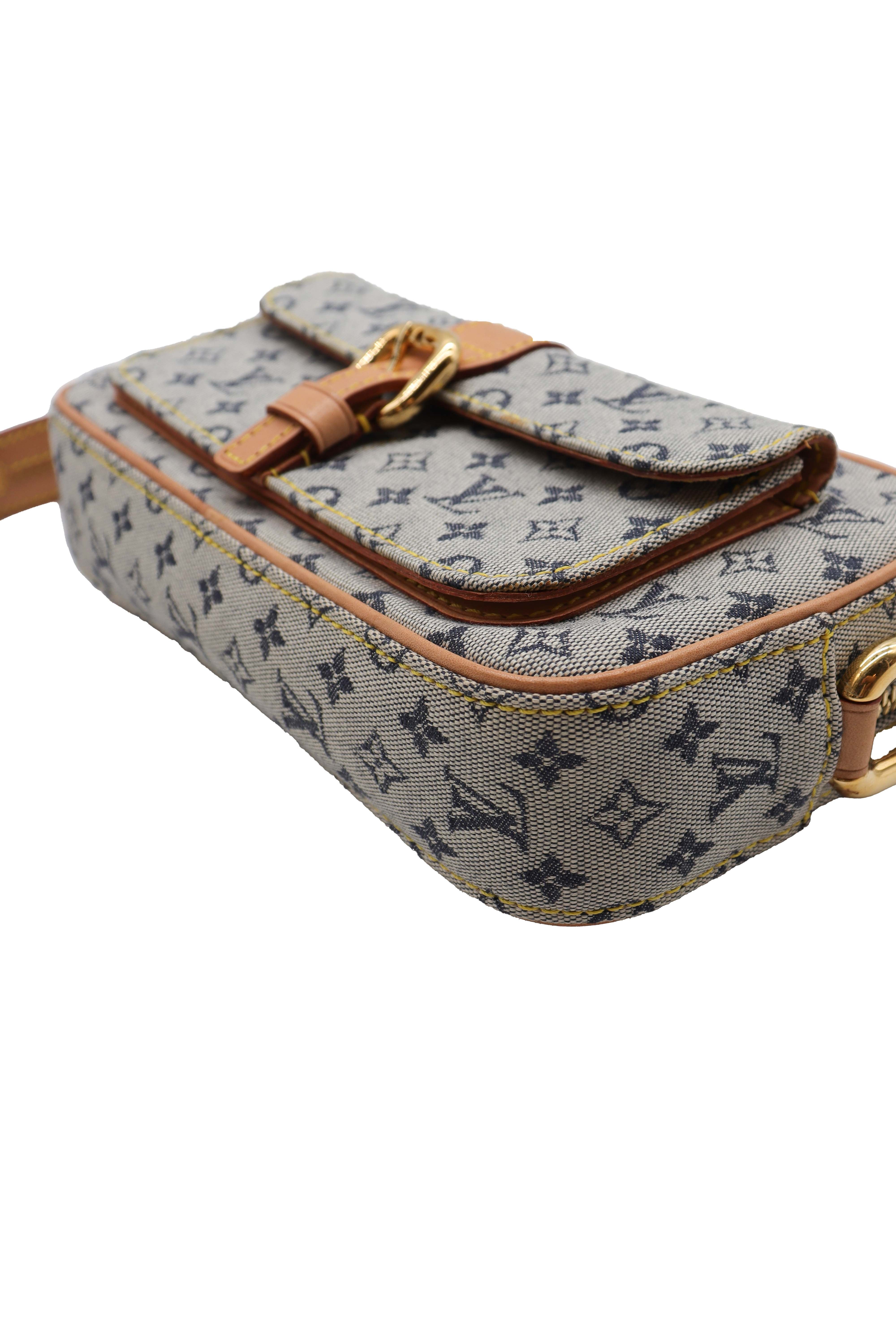 LOUIS VUITTON Monogram Mini Juliet MM Shoulder Bag Blue M92004 LV Auth 93590 DXBV0210