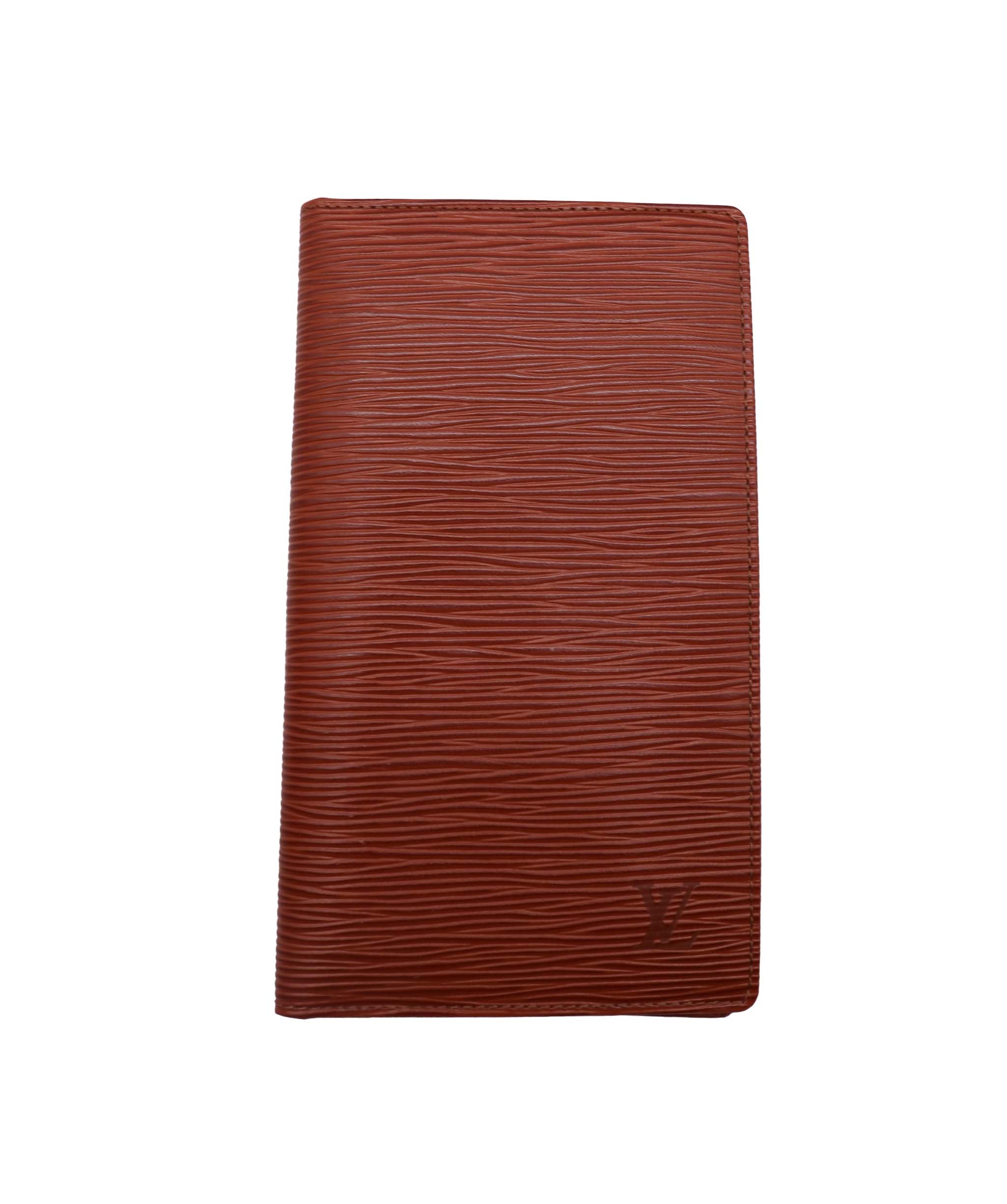 LOUIS VUITTON Epi Portefeuille Emily Long Wallet Brown LV Auth 89014 DXBV0254