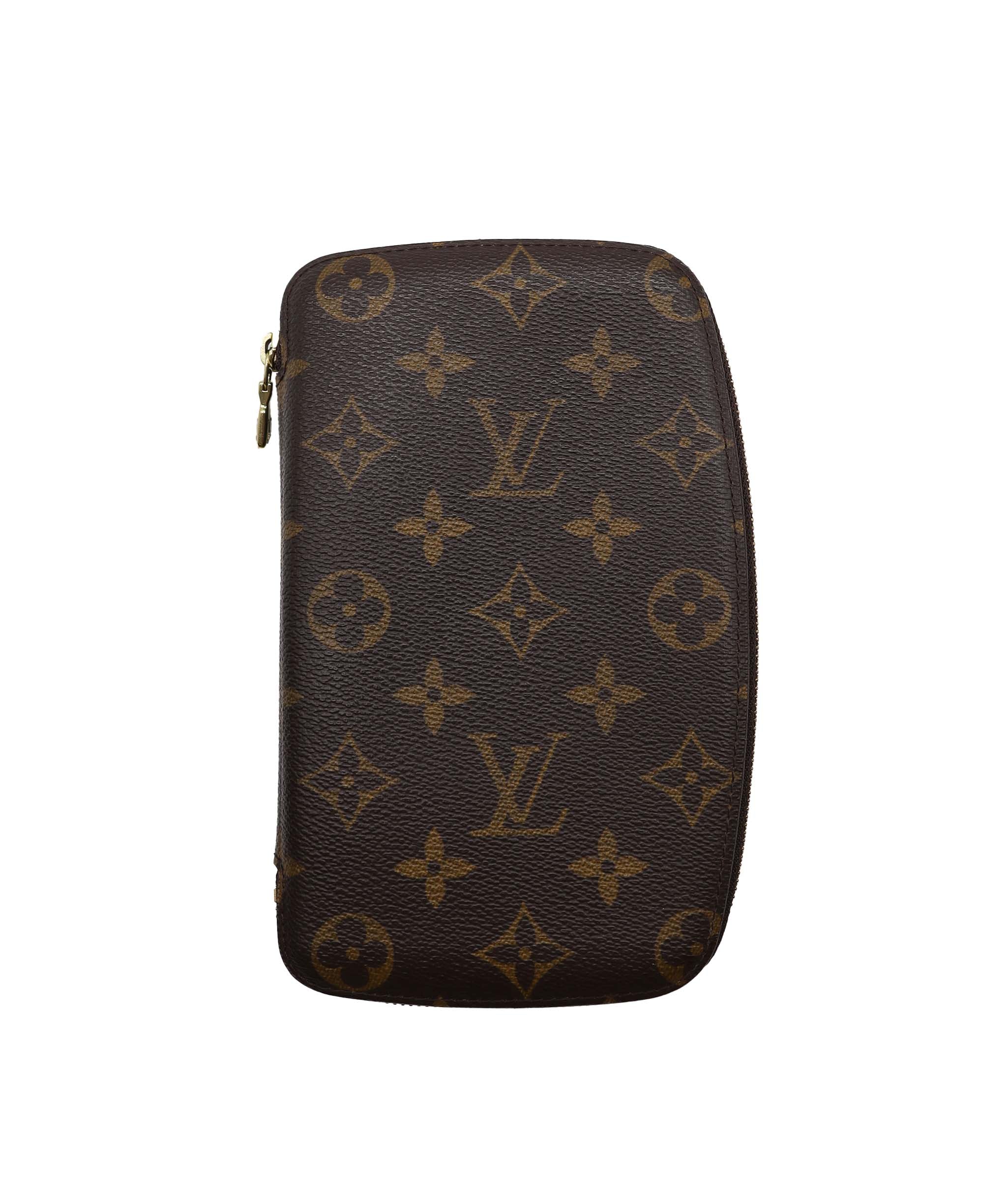 LOUIS VUITTON Monogram Agenda Geode Travel Case M62950 LV Auth 90037 DXBV0245