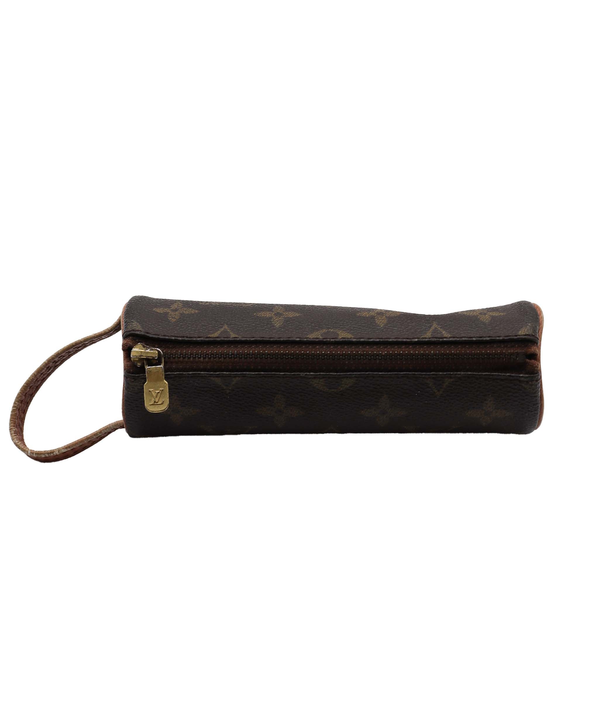 LOUIS VUITTON Monogram Etui 3 Ball de Golf Pouch M58249 LV Auth 53908 DXBV0218