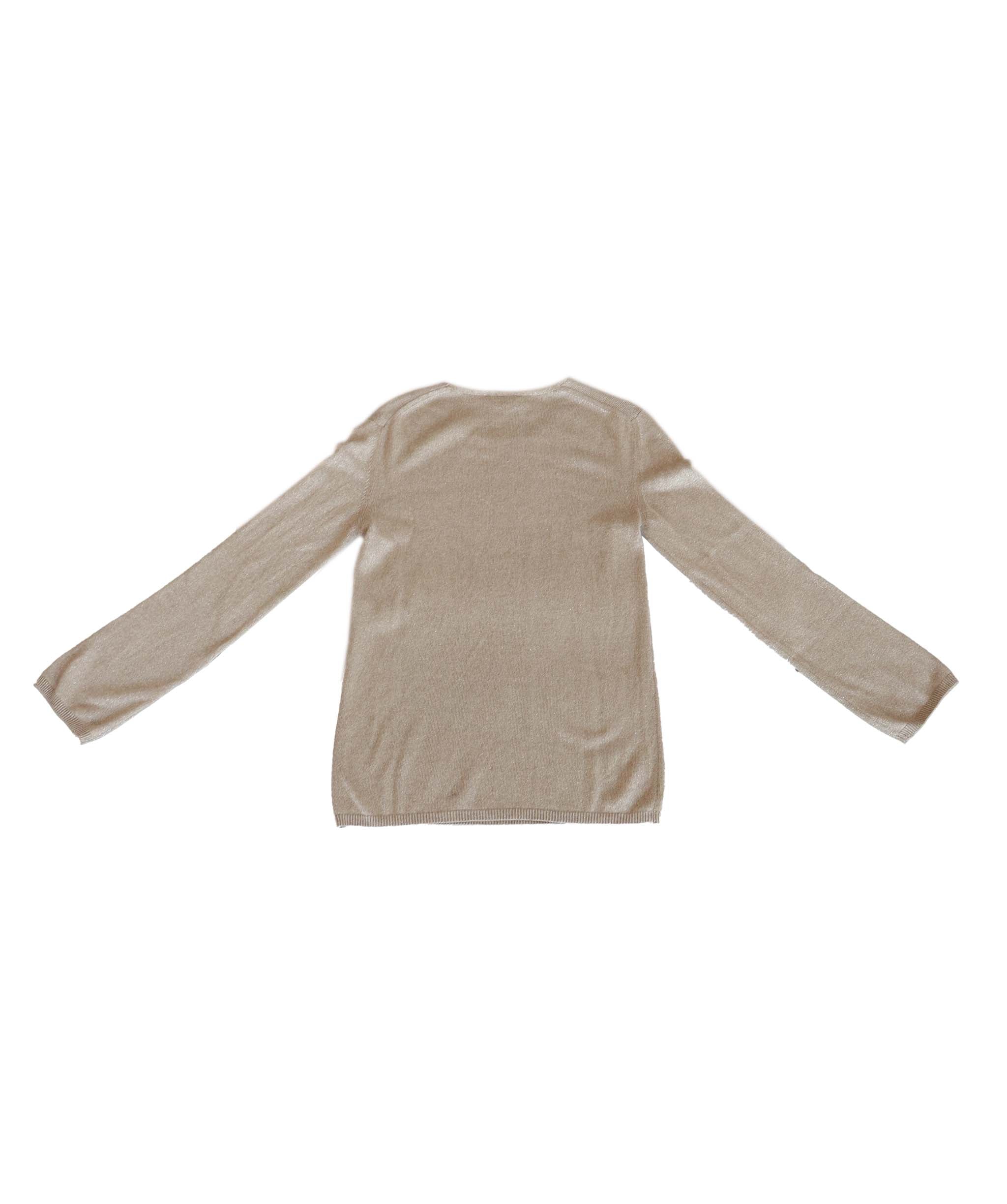 Chanel CC Knit Top Beige Long Sleeve DXBK0081