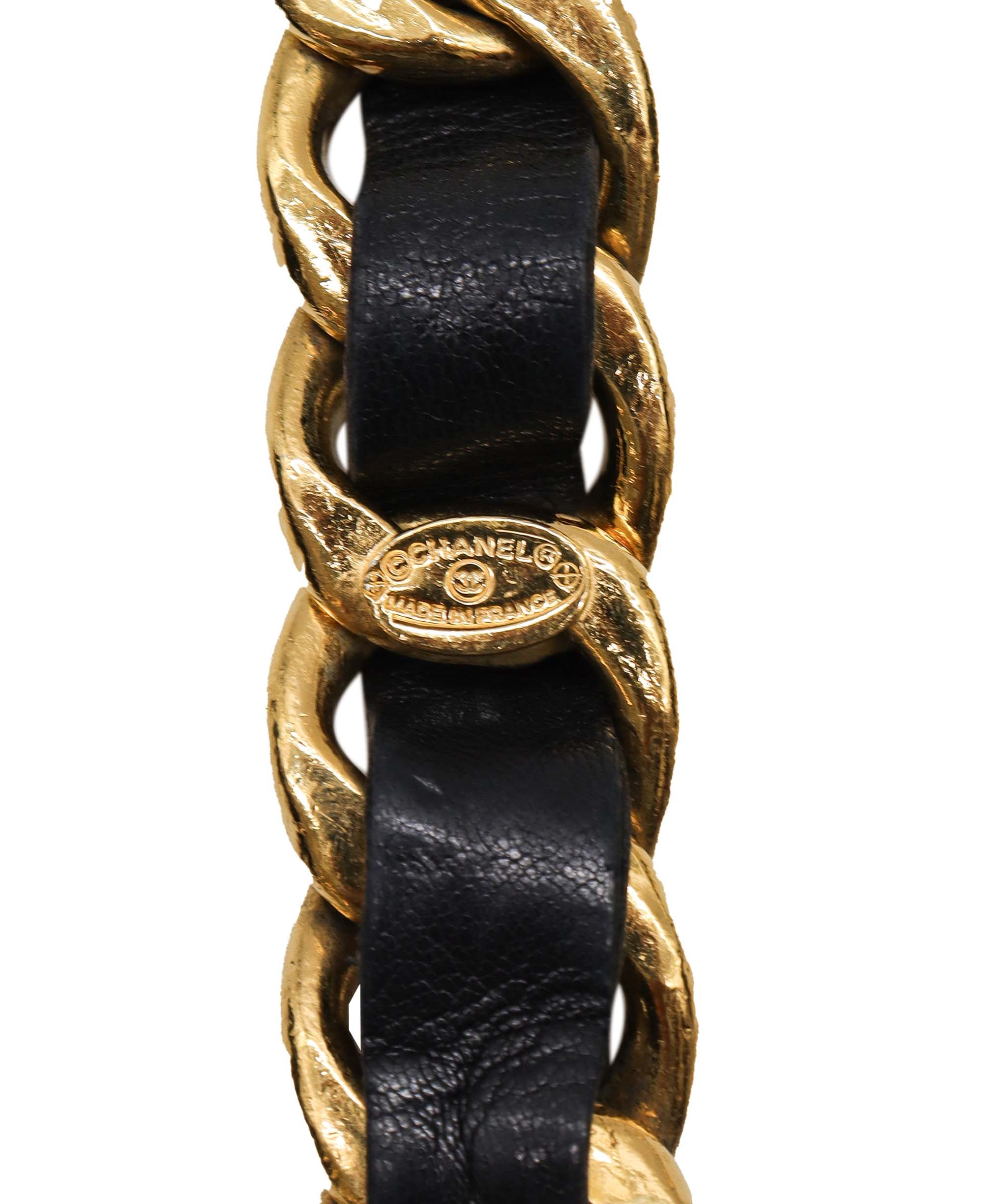 CHANEL 31 RUE CAMBON Chain Belt Gold Leather - DXBS0944