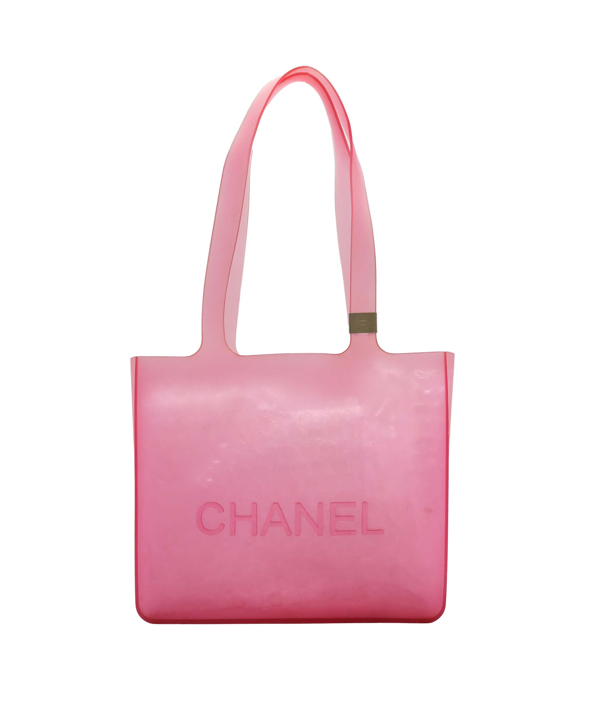 CHANEL 2010s logo-embossed Jelly tote bag - DXBV0396