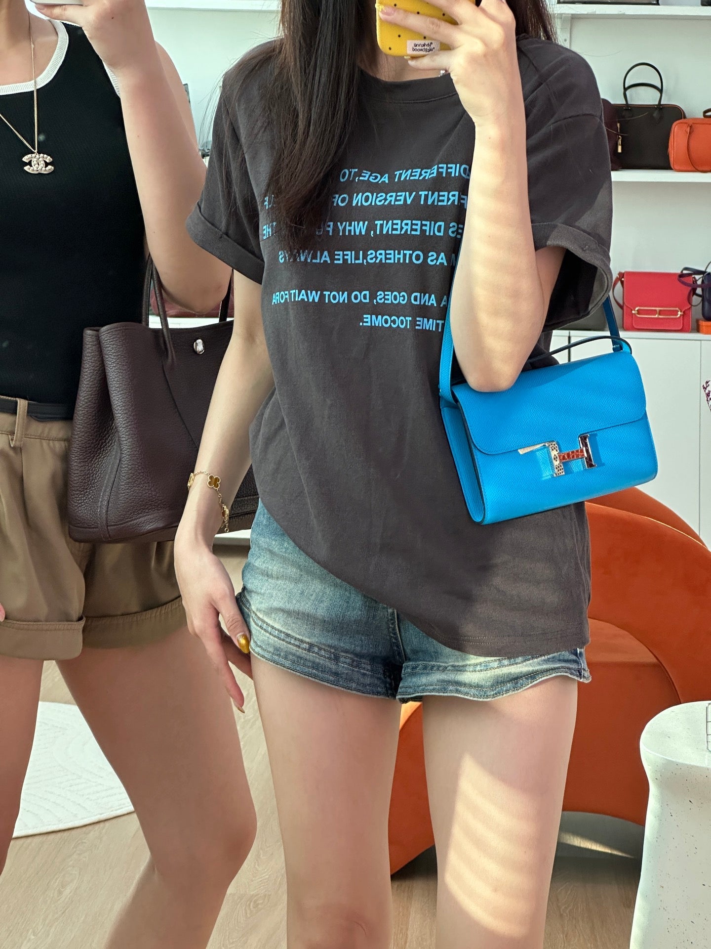 Hermès Constance Long To Go Epsom Florida Blue Exotic Hardware Stamp Z – Full Set