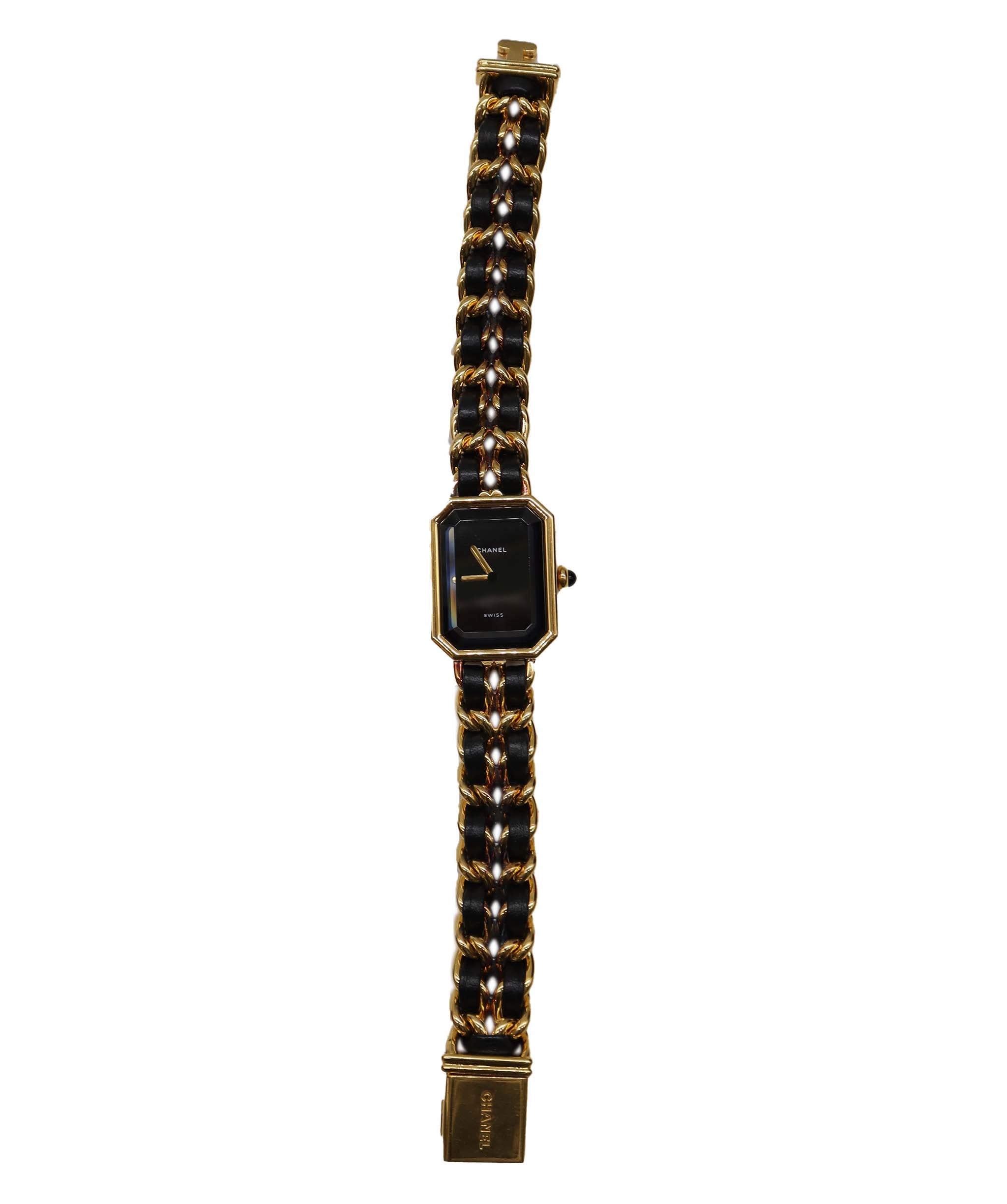 Chanel Black Gold Quartz Premiere L size Watch - DXBS0975