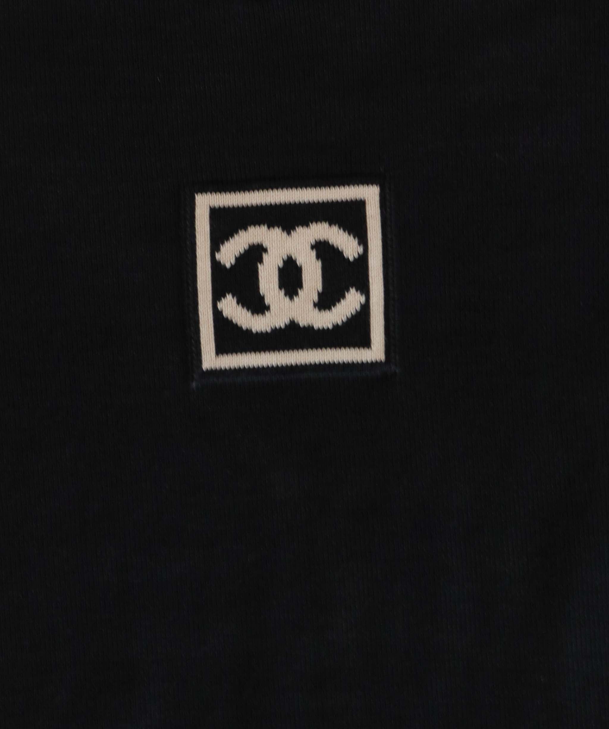 Chanel 03A CC Knit Top Black - DXBS0749