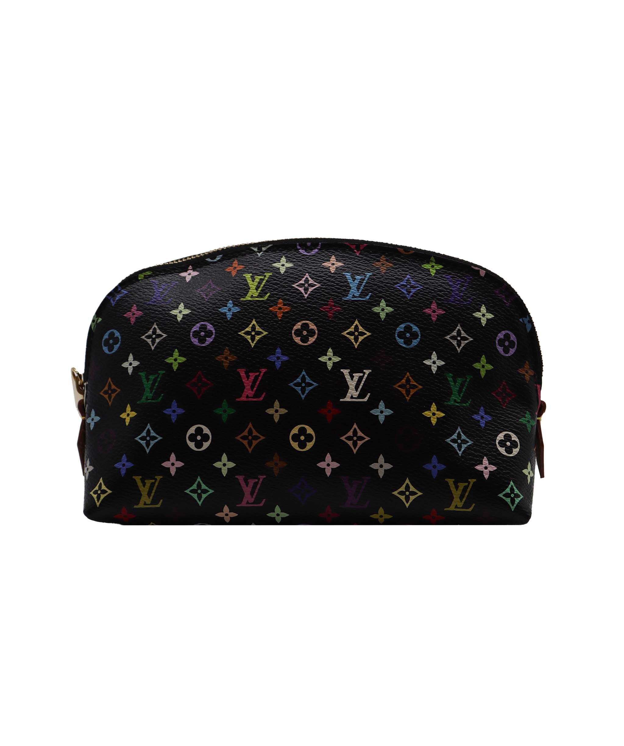 LOUIS VUITTON Monogram Multicolor Pochette Cosmetic Pouch M47355 LV Auth 89104 DXBV0190