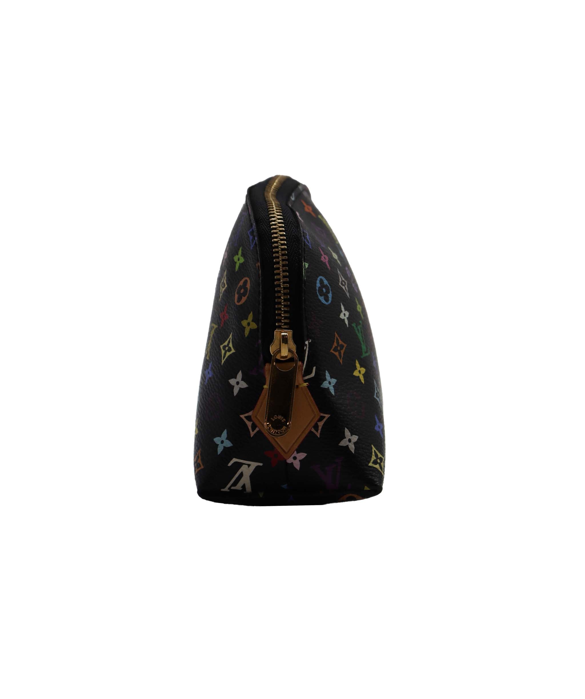 LOUIS VUITTON Monogram Multicolor Pochette Cosmetic Pouch M47355 LV Auth 89104 DXBV0190