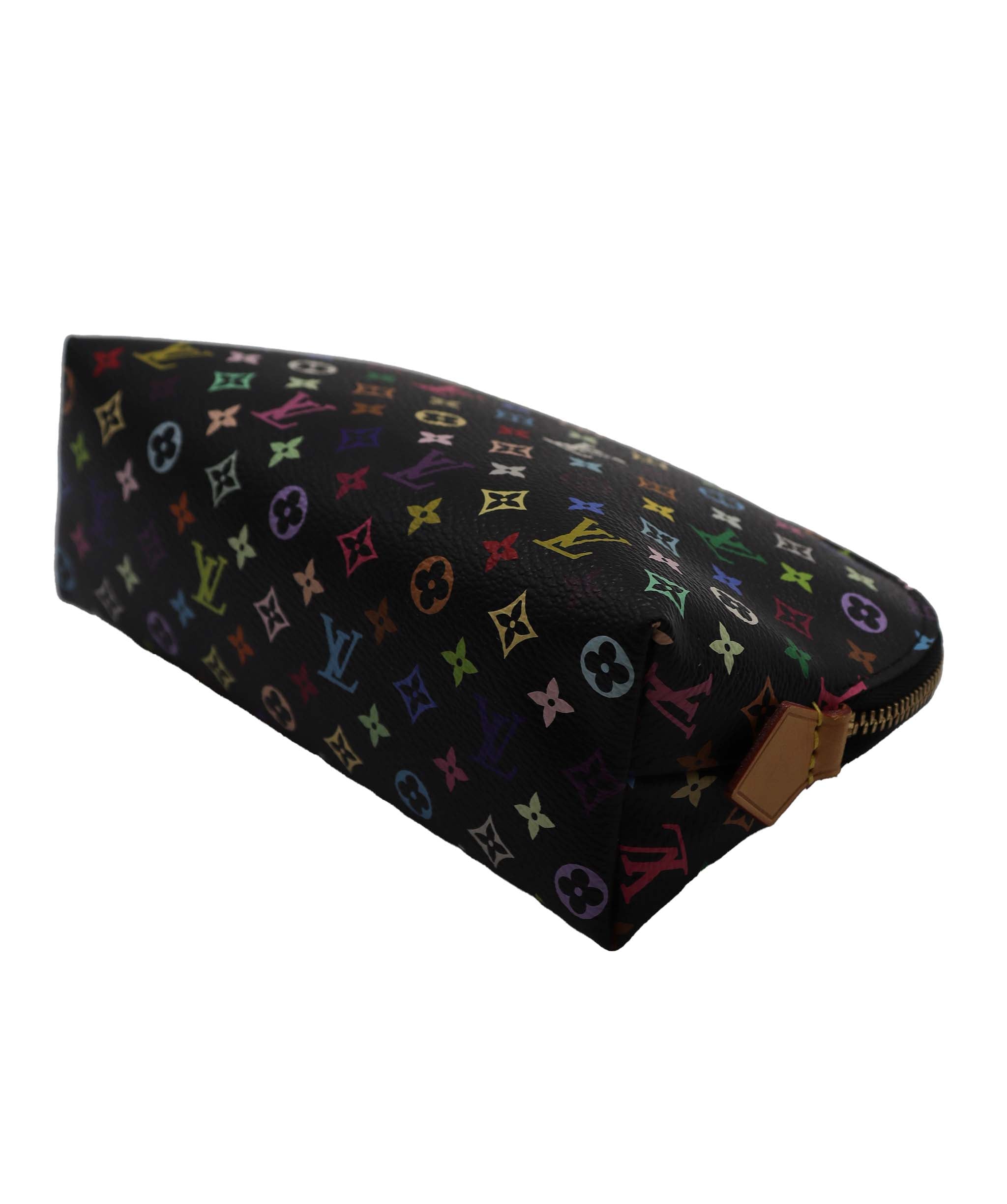 LOUIS VUITTON Monogram Multicolor Pochette Cosmetic Pouch M47355 LV Auth 89104 DXBV0190