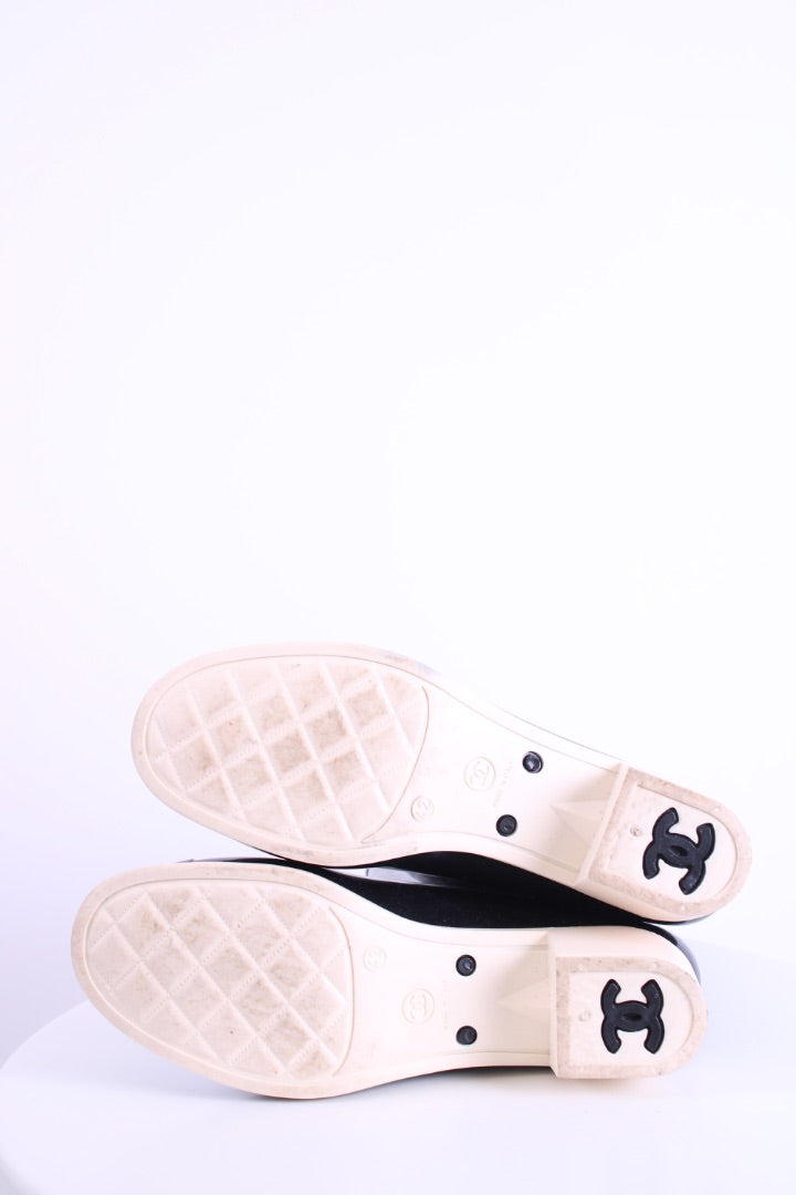 Chanel Wellingtons Black 42