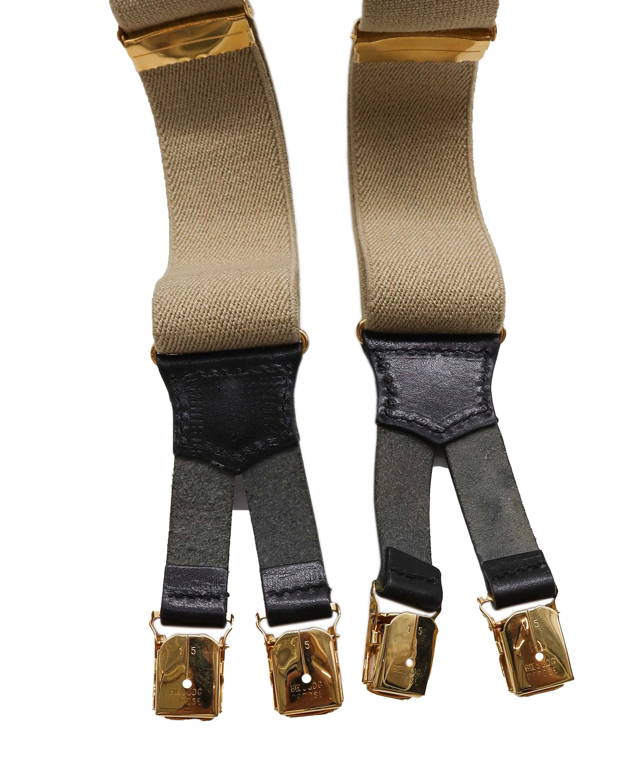 CHANEL Canvas Leather Suspenders - DXBS0951