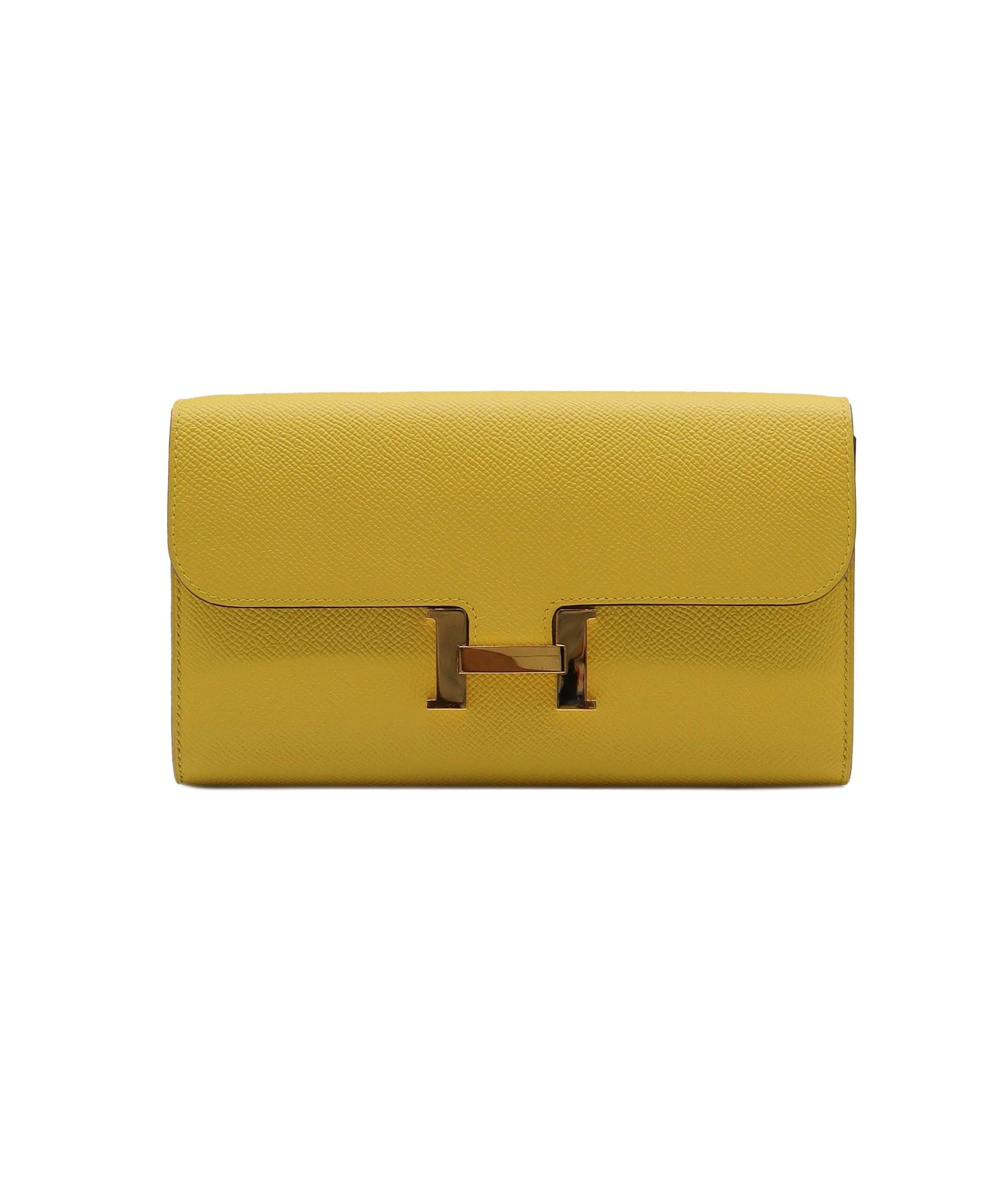 Hermes Constance Elan Yellow GHW RJC3769