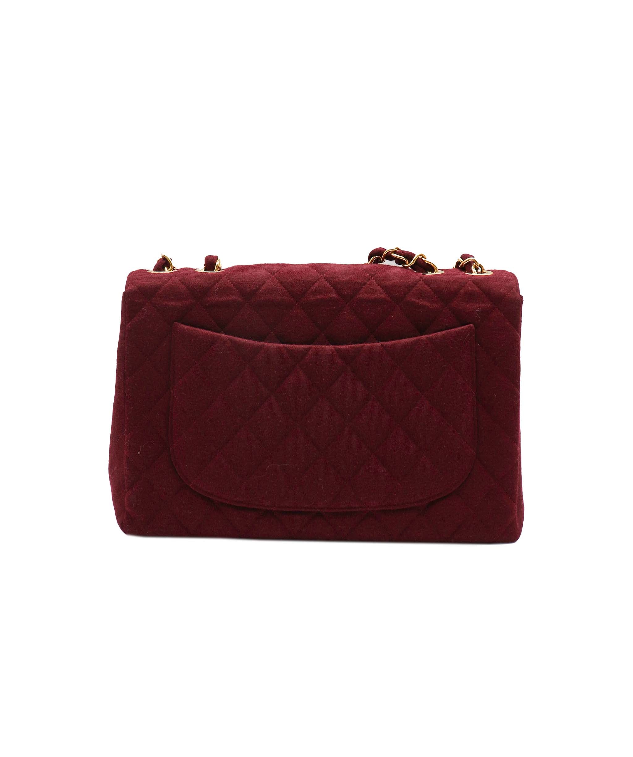 Chanel Red Canvas Jumbo Vintage dxbk0010