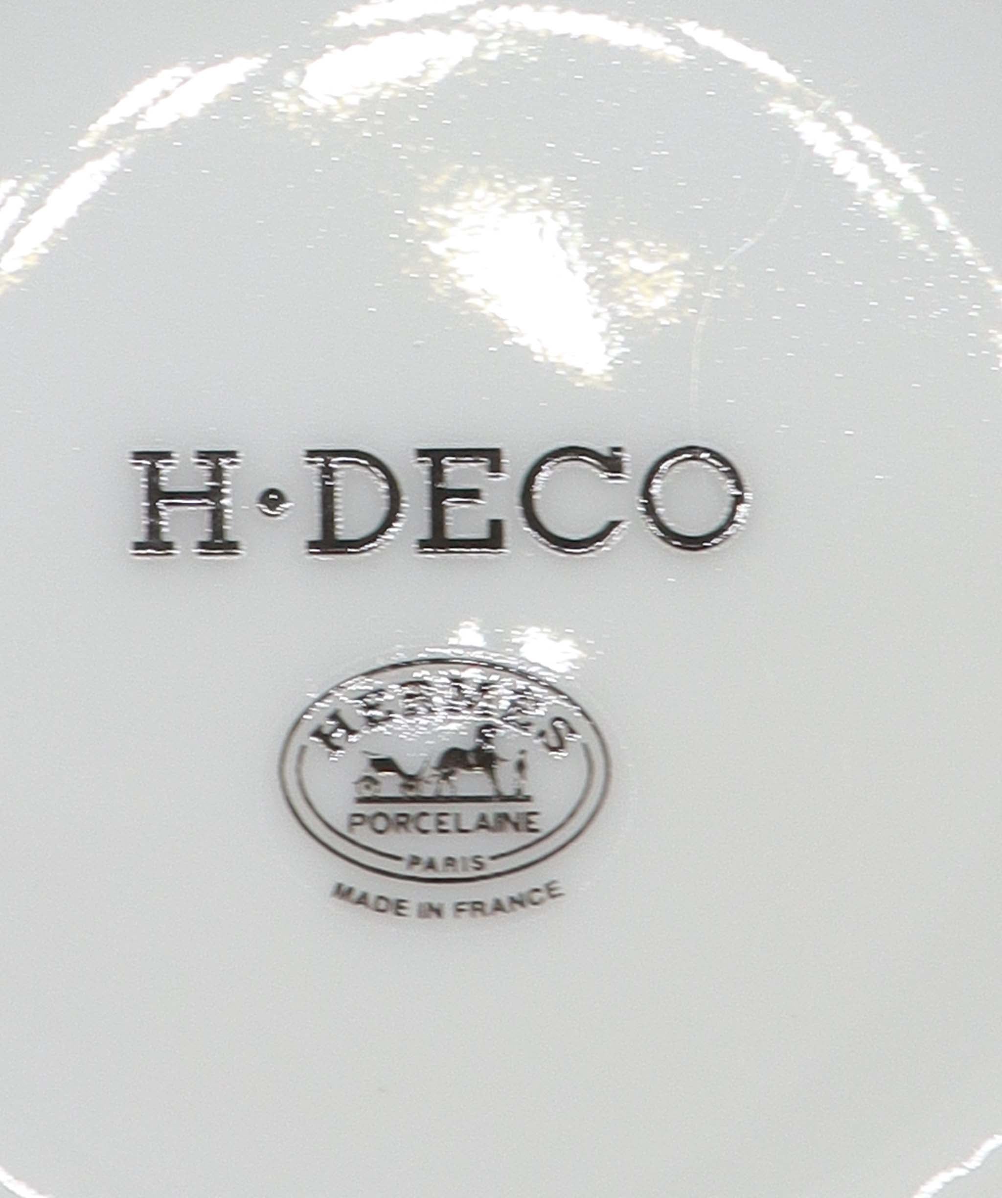 Hermes H Deco Black - Coffee Cup & Saucer (Set of 2) DXBA0040