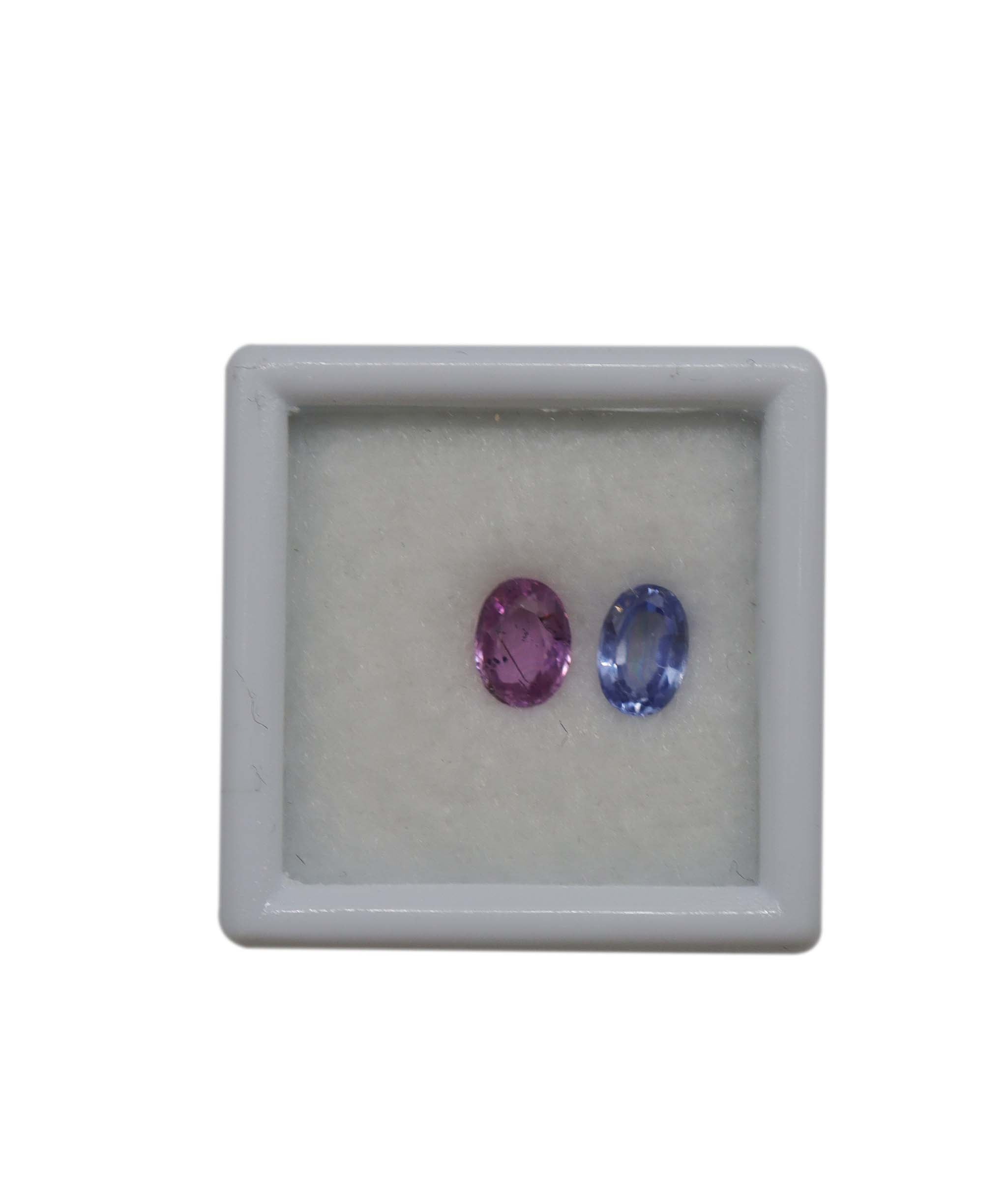 Blue/Pink Sapphire 1.17 cts Natural - MS8530-15