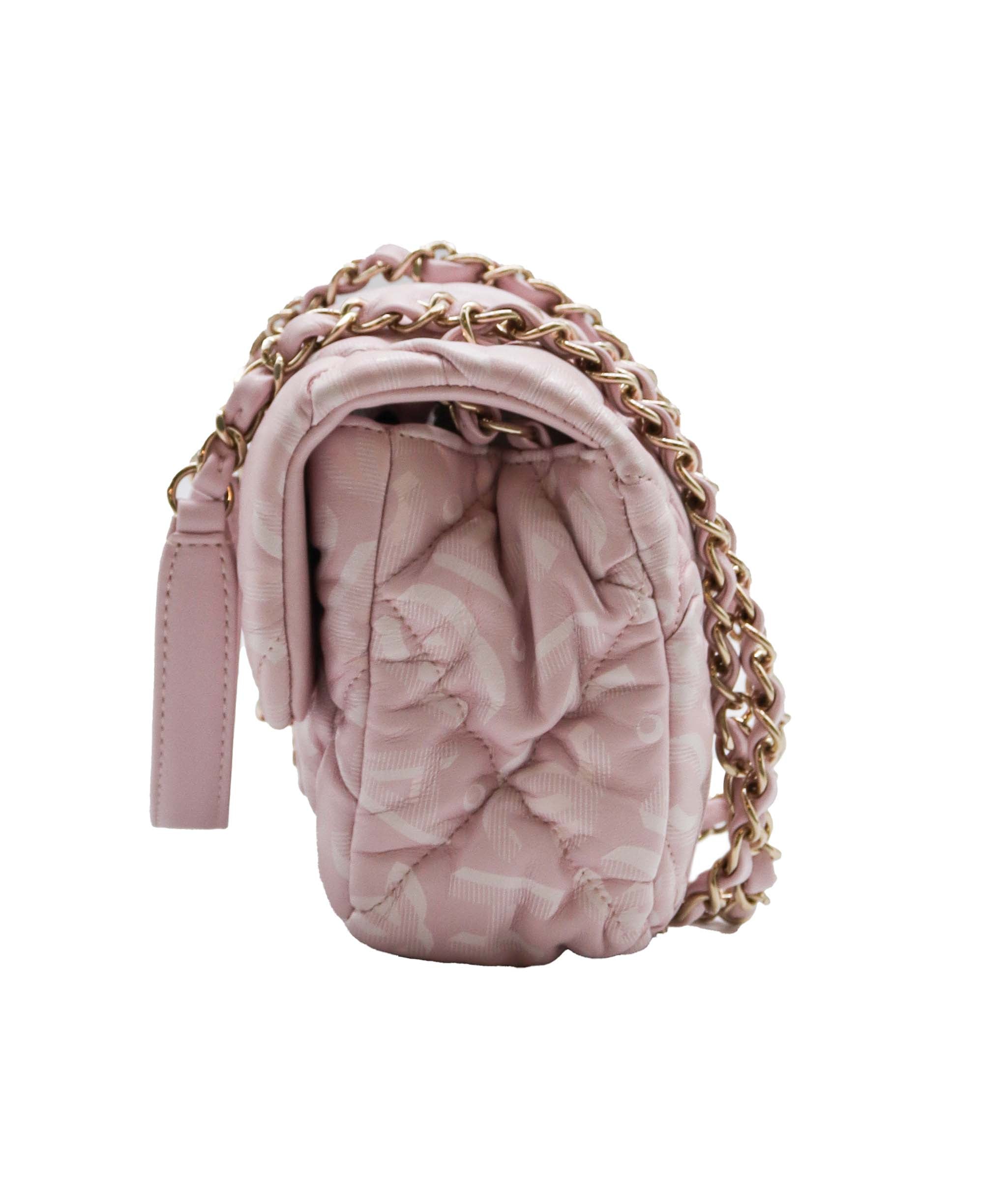 Chanel Sakura Pink Bubble Flap Lambskin LGHW SYL1126