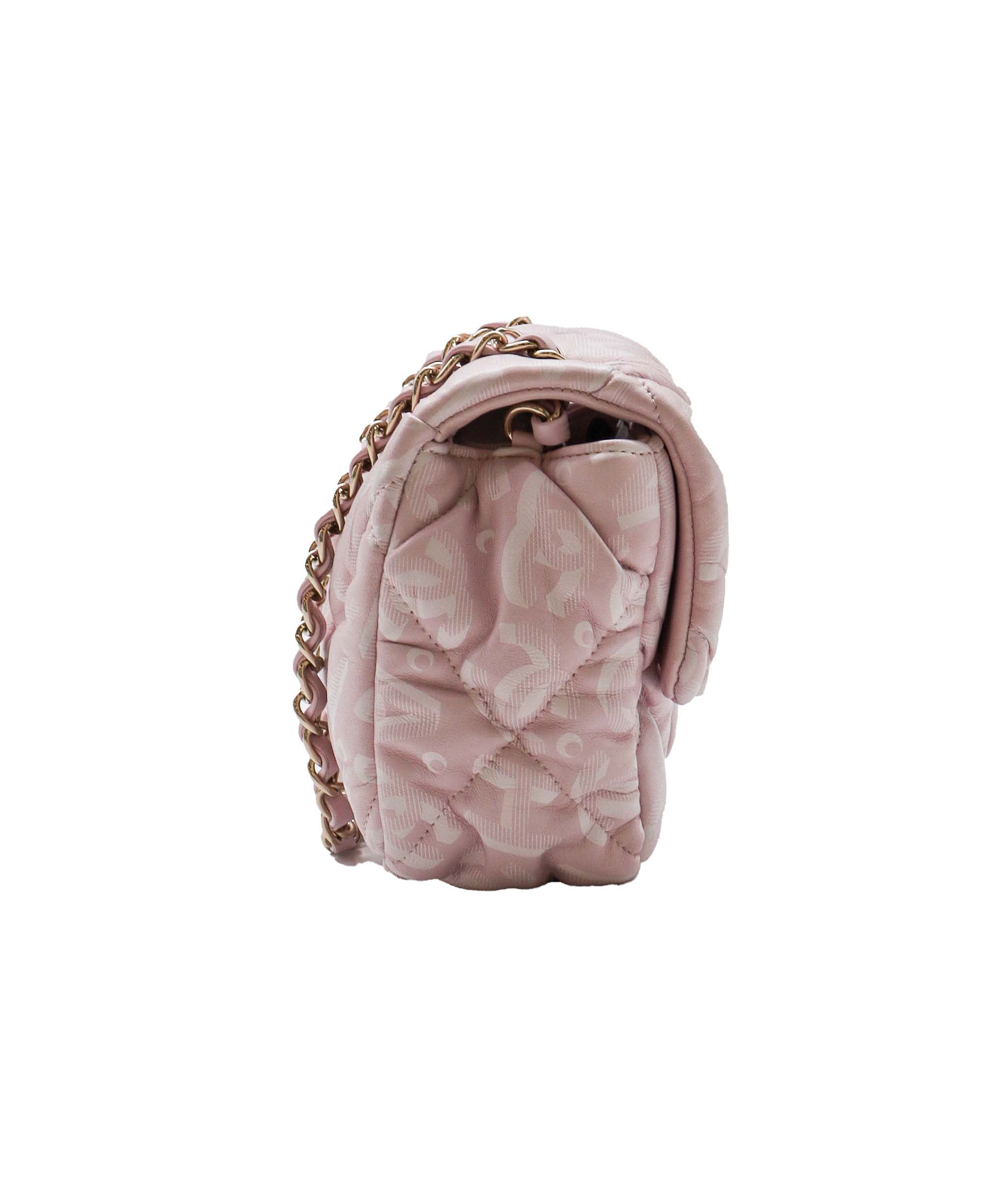 Chanel Sakura Pink Bubble Flap Lambskin LGHW SYL1126