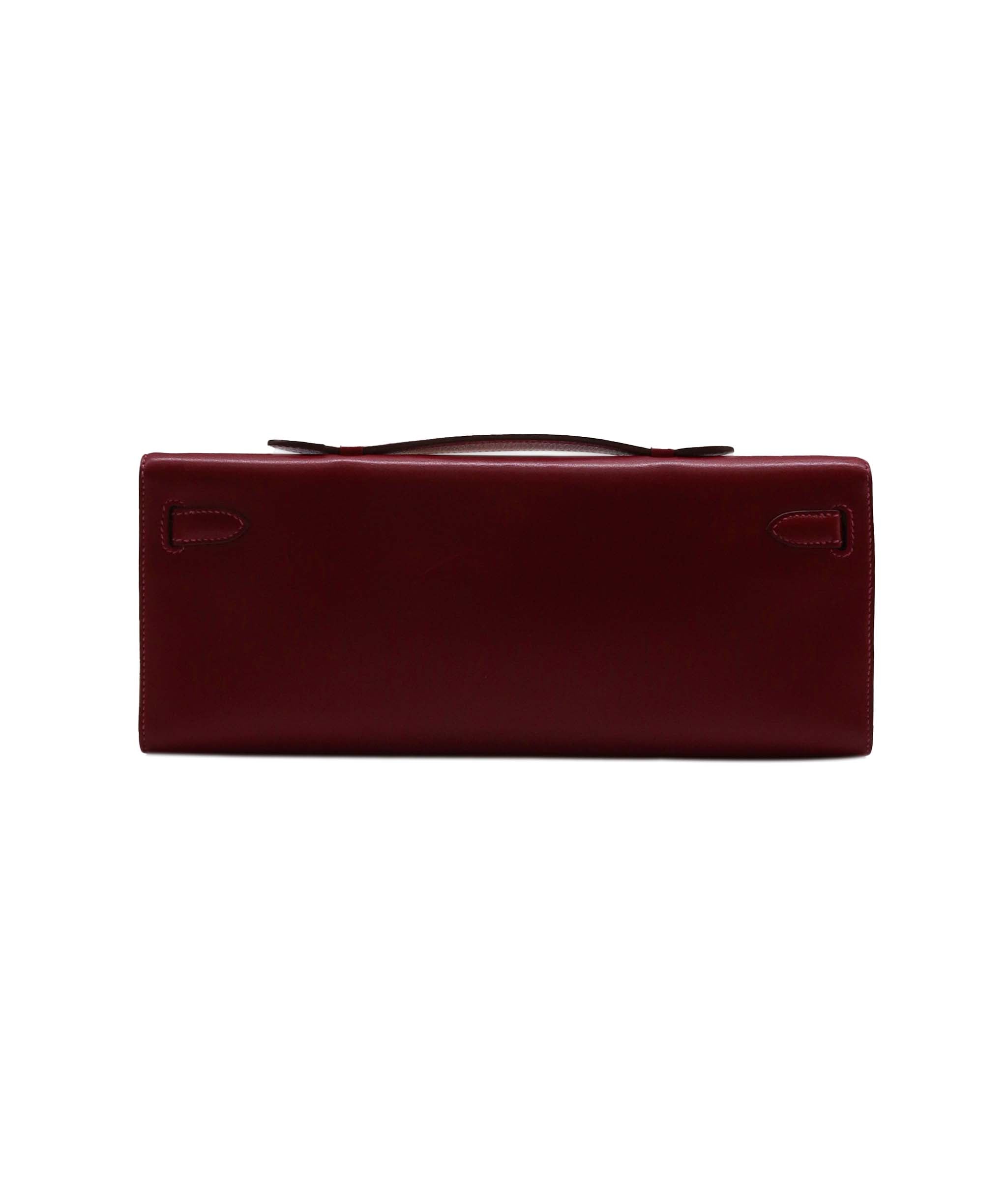 Hermes Kelly Cut Eclat Rubis / Rose Tyrien Tadelakt PHW #O DXBS0888