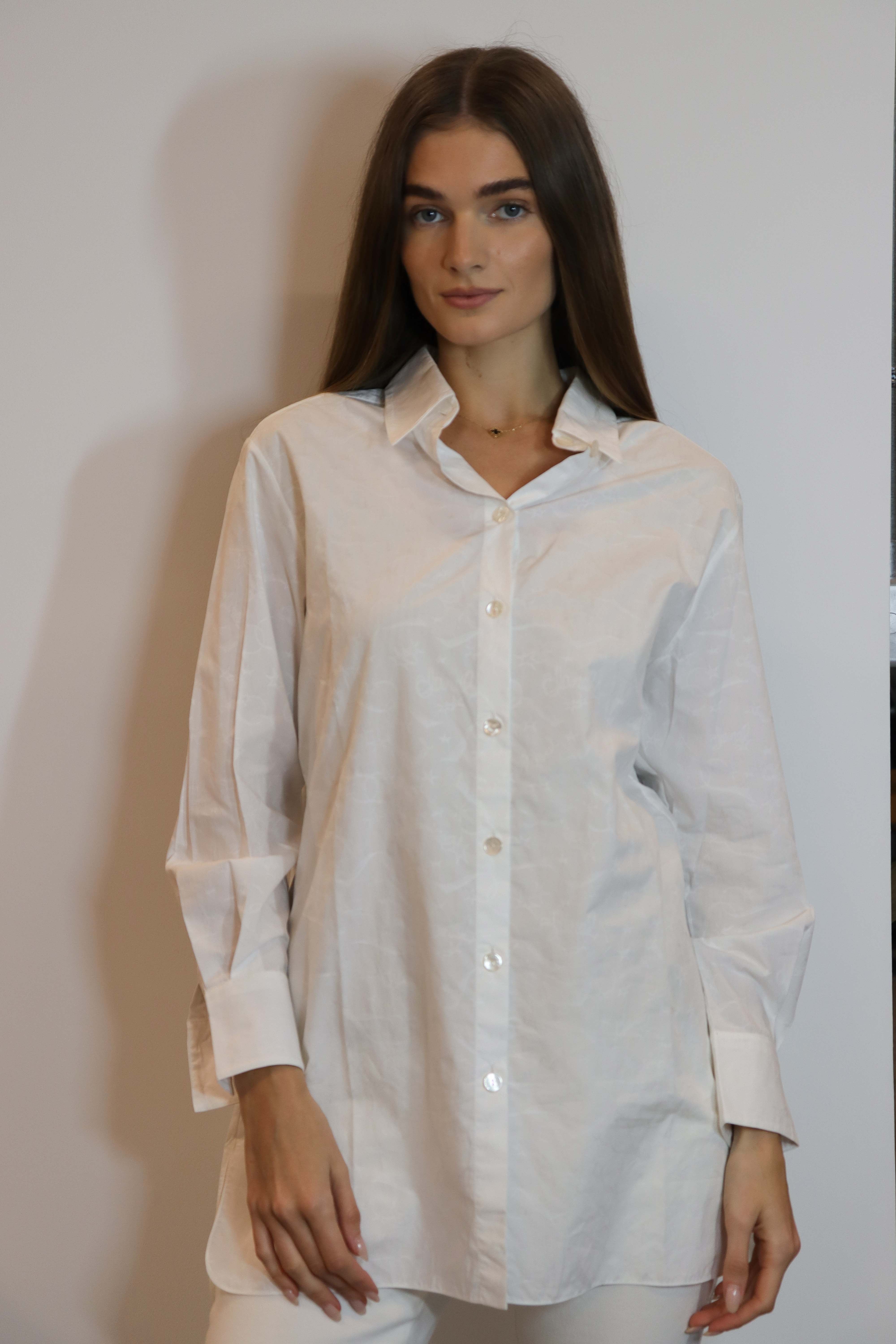 Chanel Shirt White DXBS2317