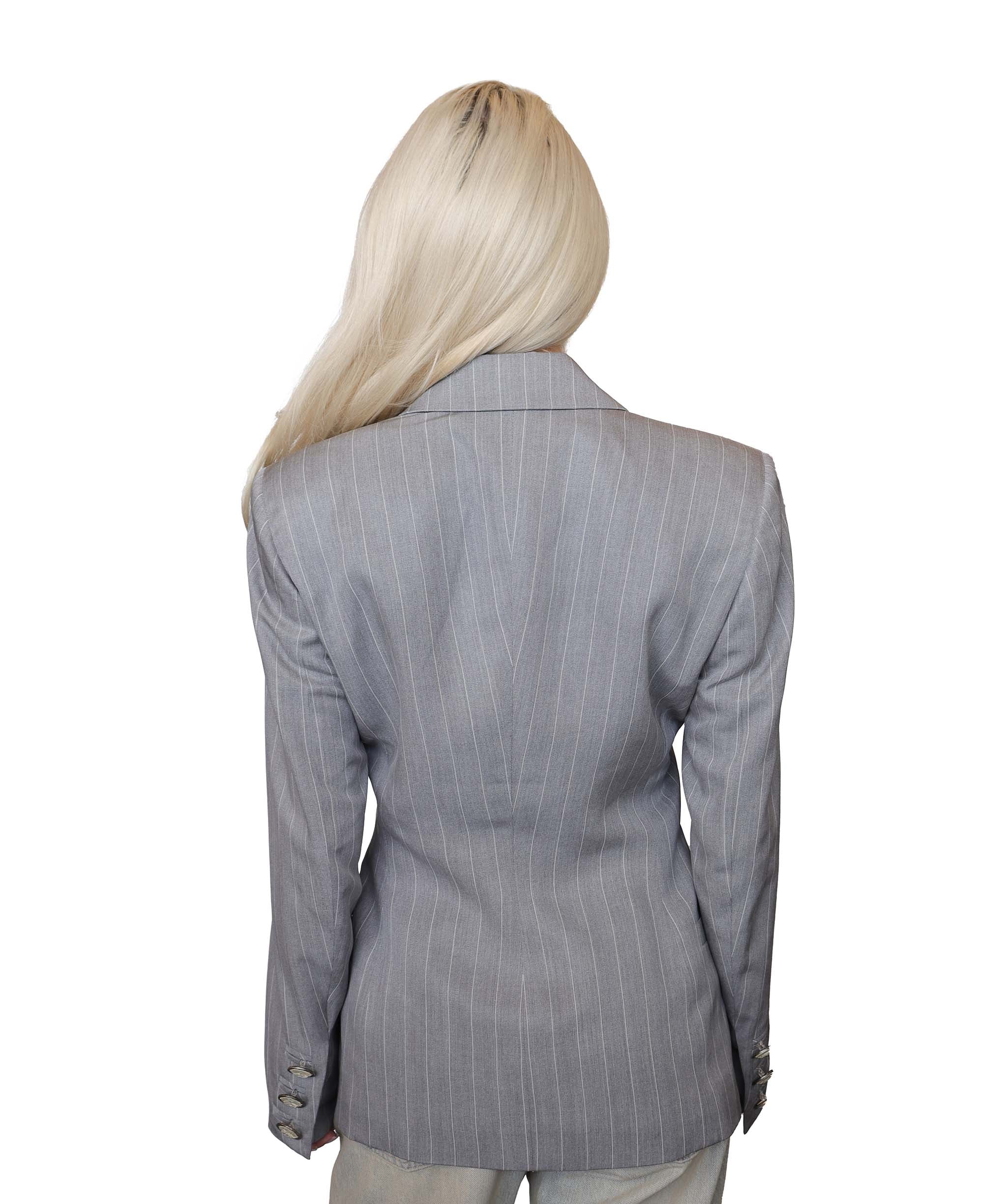 Versace grey striped jacket AGC1890