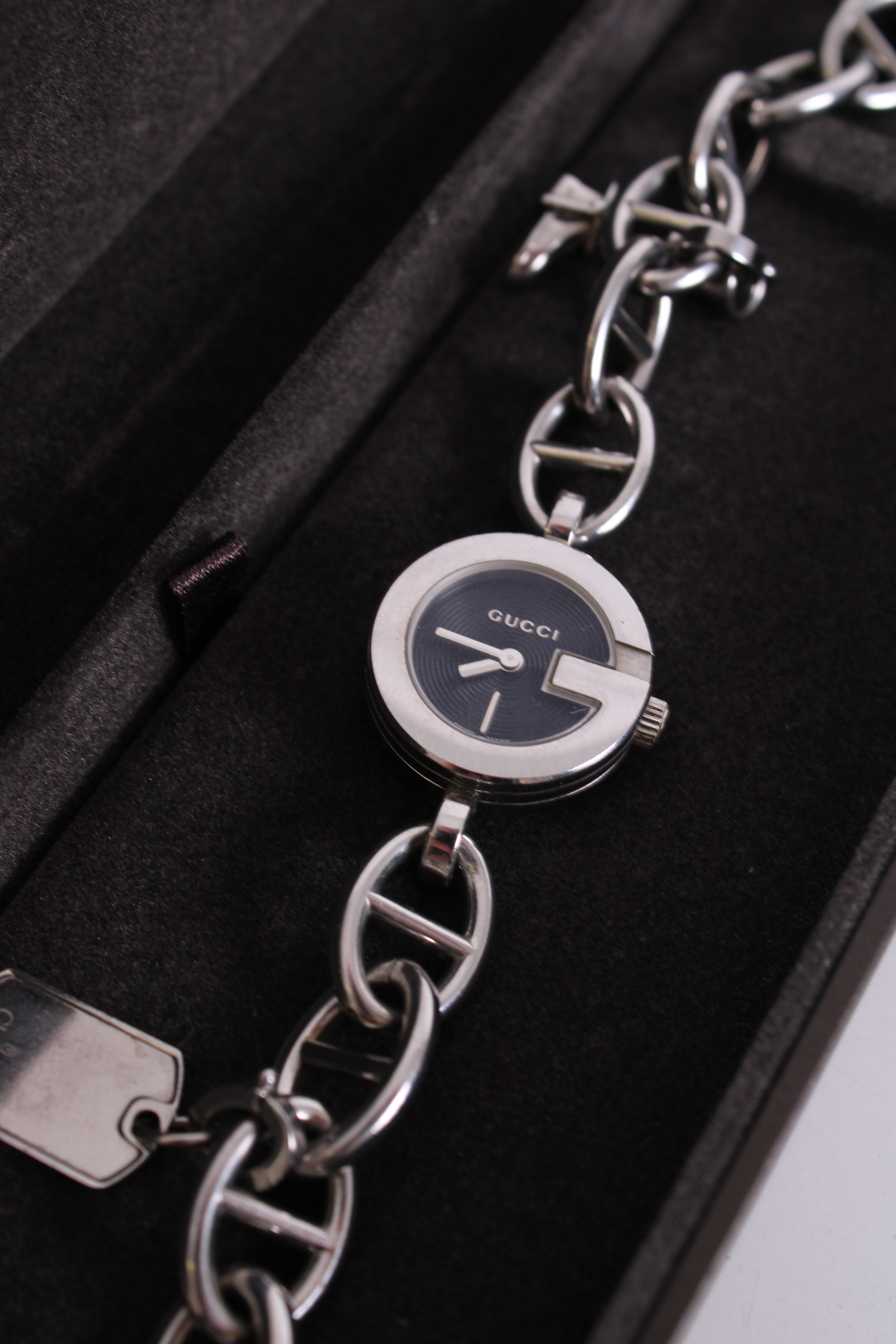 Gucci G Charm Bracelet Watch Silver