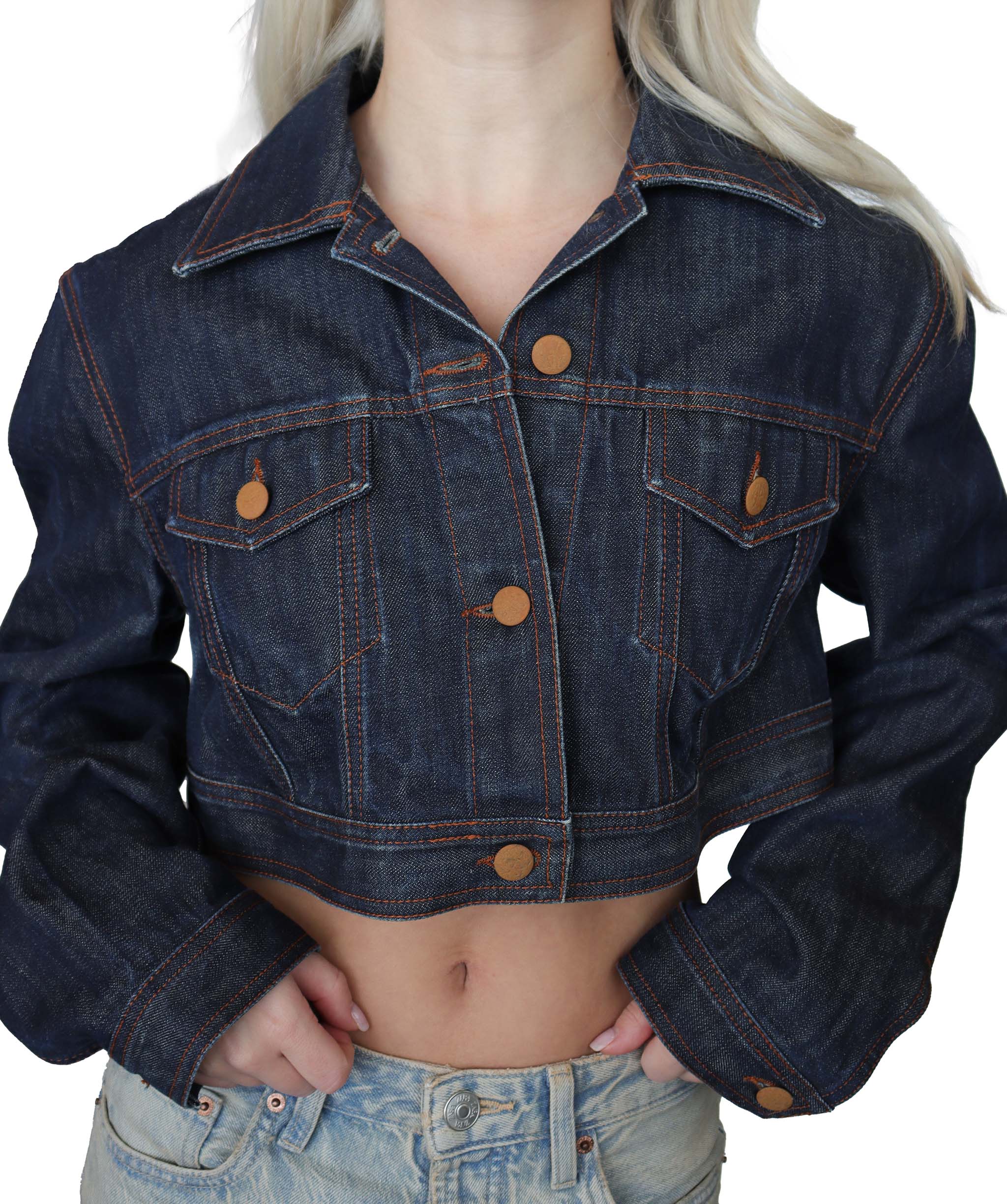 Jean Paul Gaultier short jeans jacket AGC1911