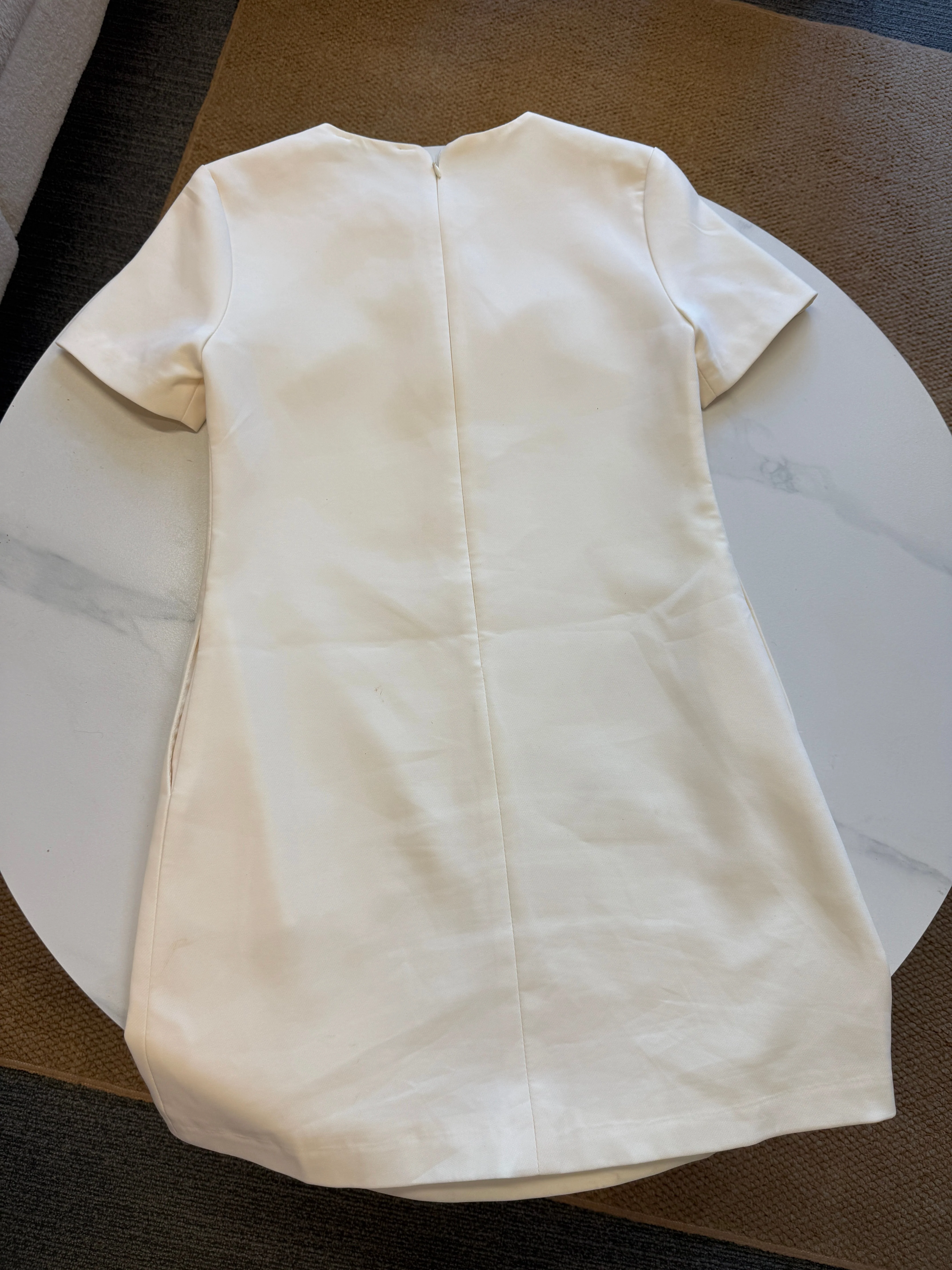 Self-portrait mini white dress size UK 6