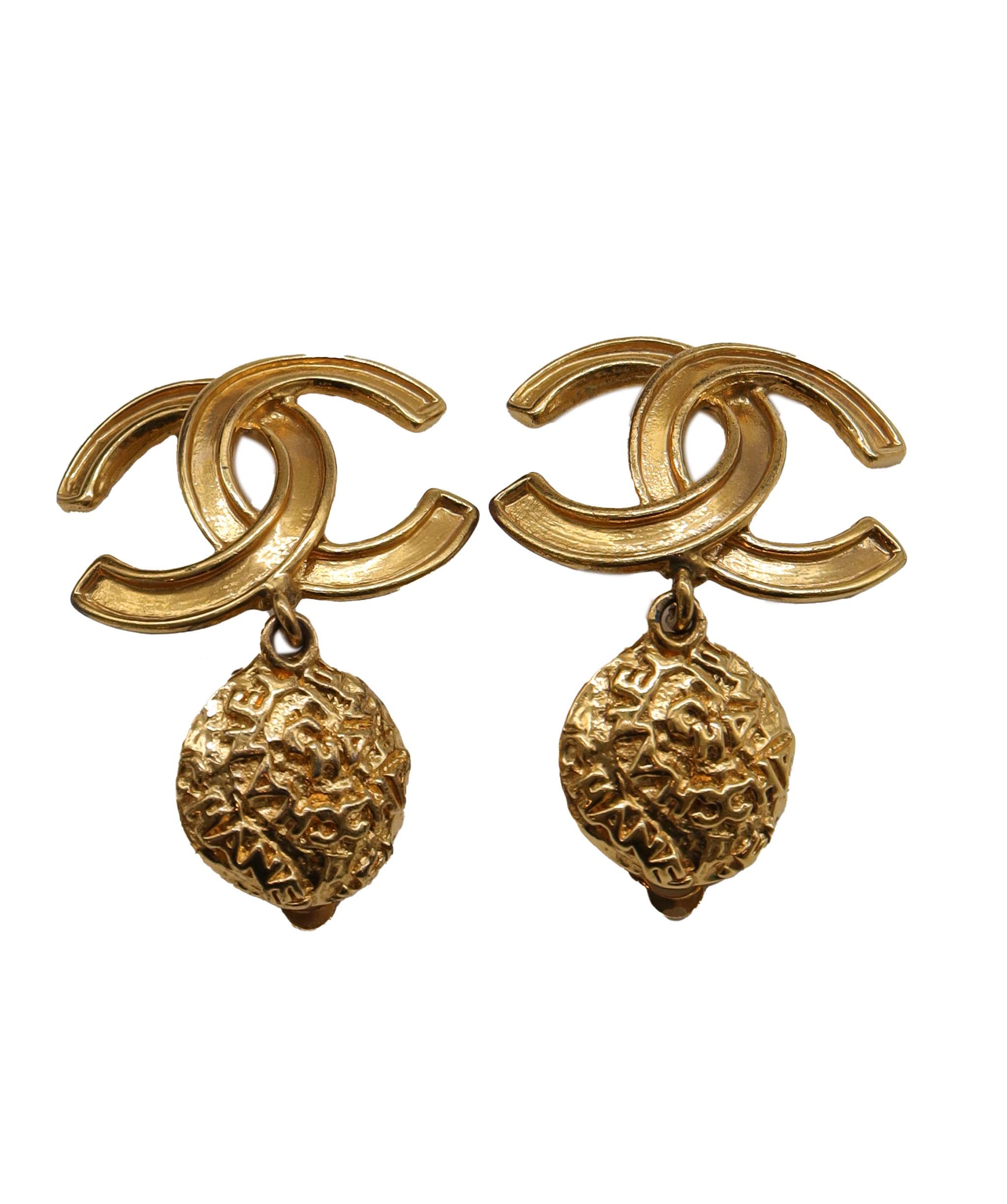 CHANEL VINTAGE EARRINGS COCOMARK ACCESSORY 95A 90250305