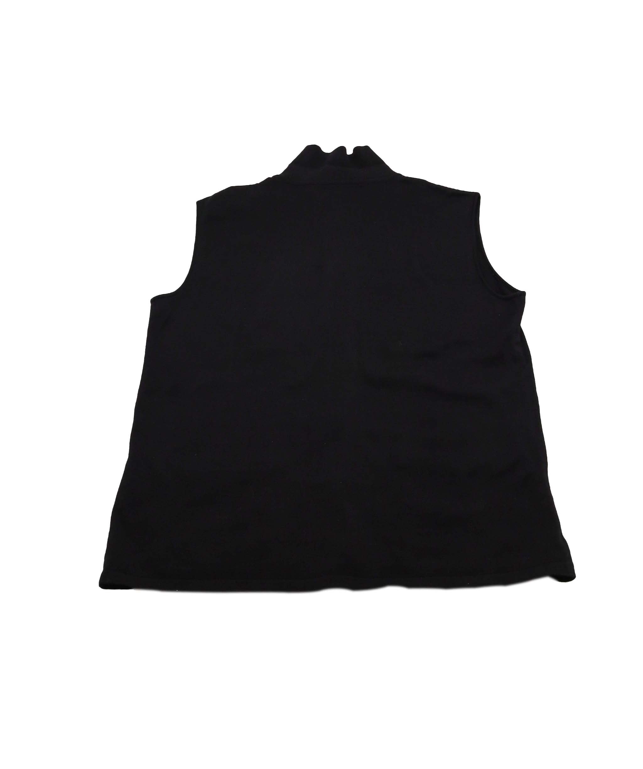 Chanel 99p polo sleevelss black vest DXBV0872