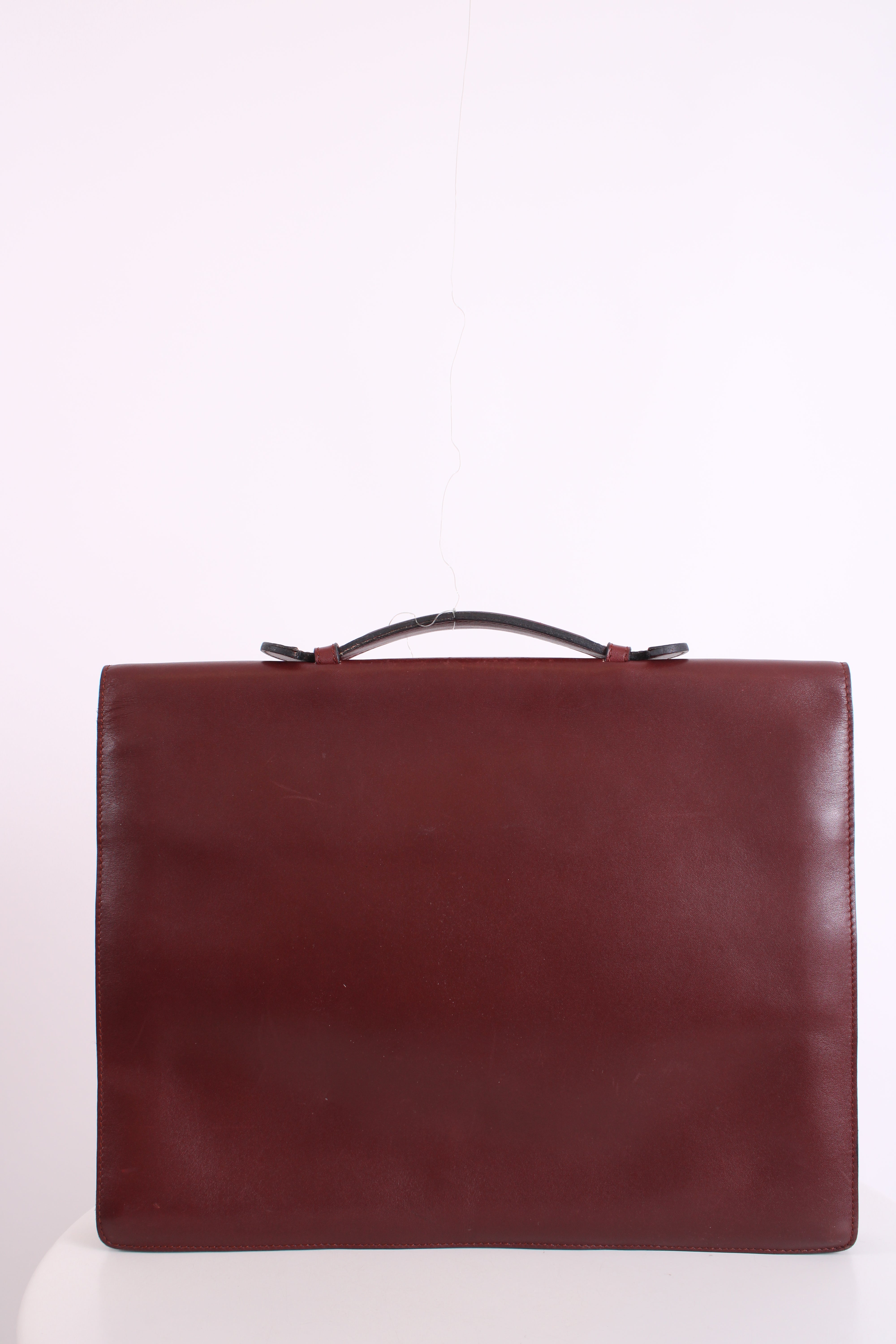 Cartier Must de Briefcase Burgundy